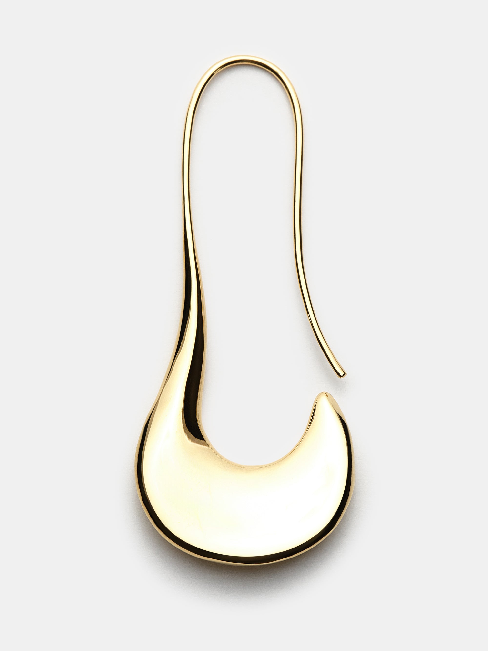 Short Drop Earrings, Gold