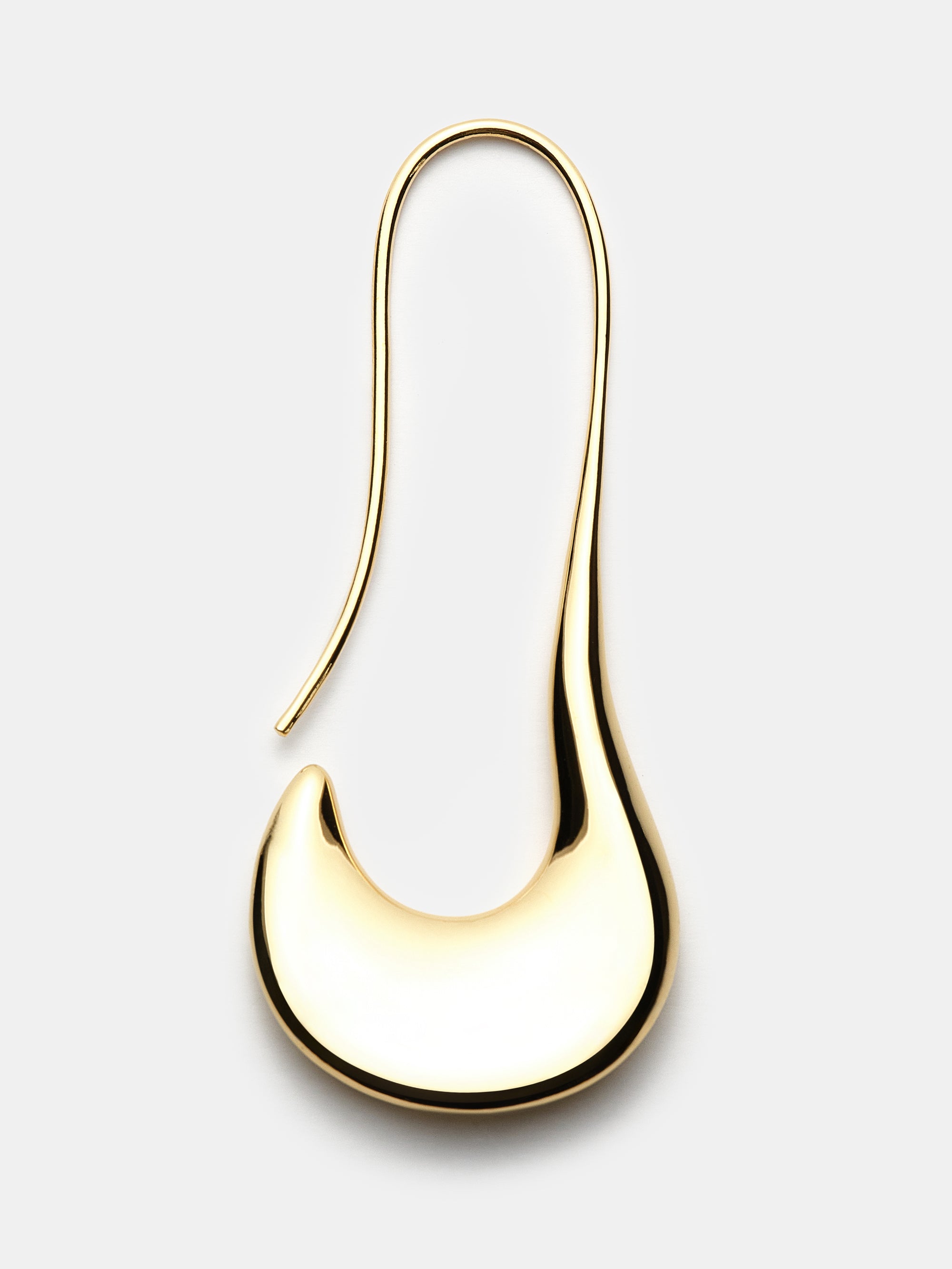 Short Drop Earrings, Gold