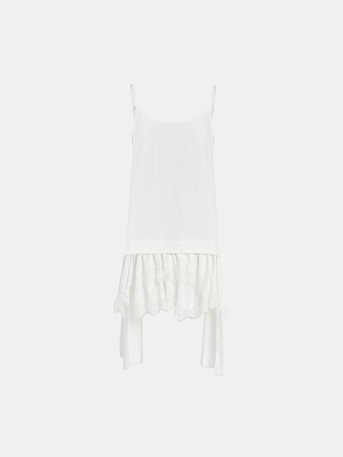 Lingerie Camisole Dress, White