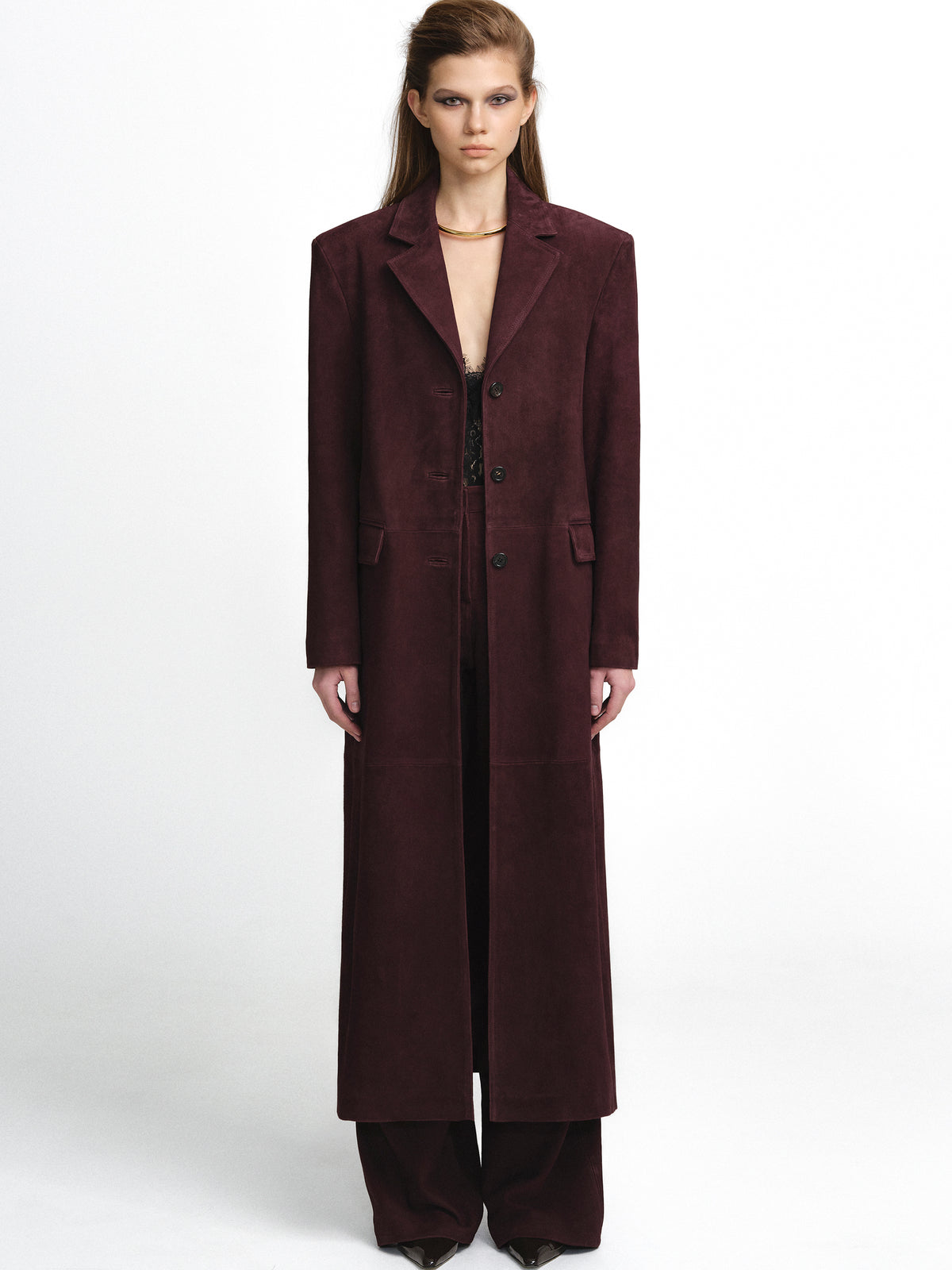 Hailey Coat, Oxblood