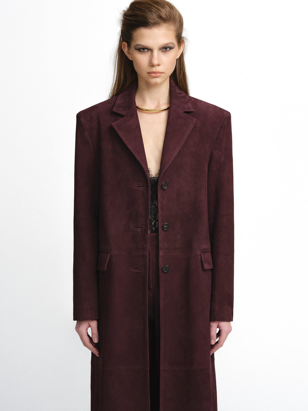 Hailey Coat, Oxblood
