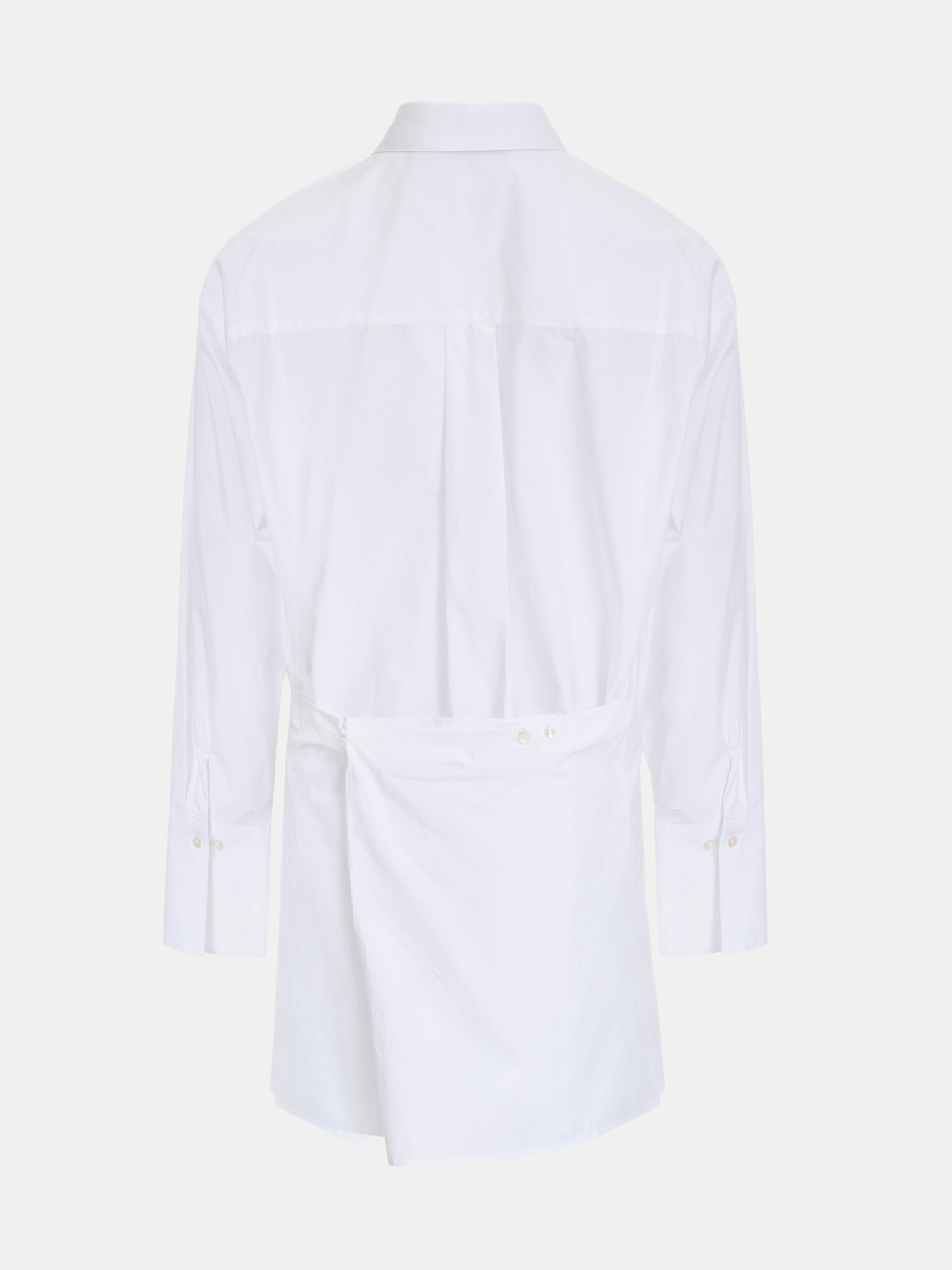 Button-Up Shirt Dress, Ivory