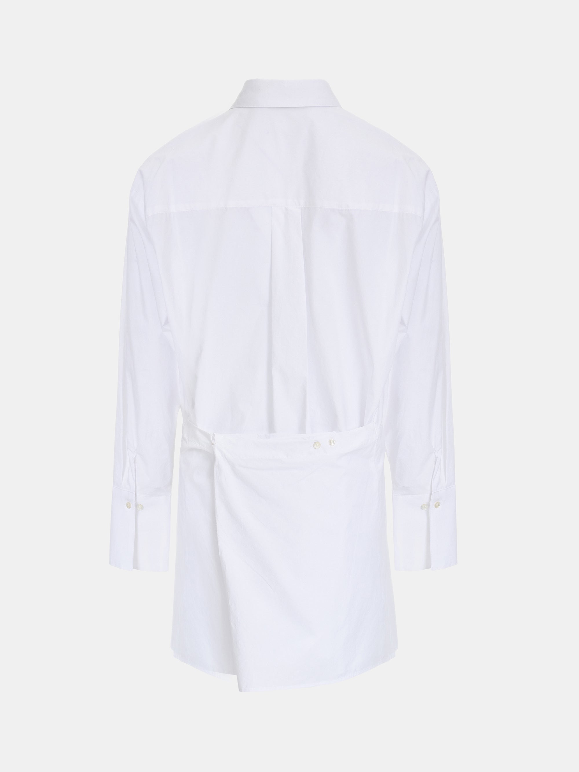Button-Up Shirt Dress, Ivory