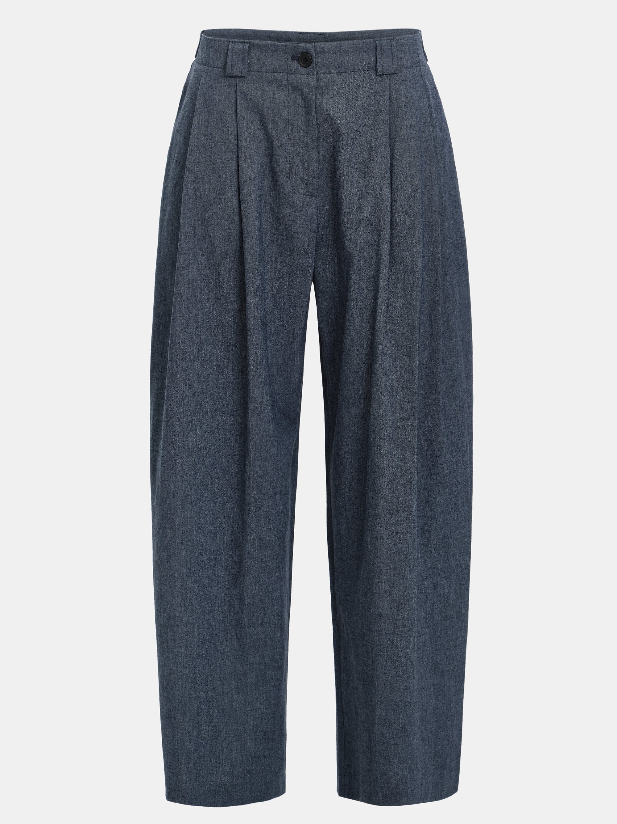 Pleated Pants, Blue