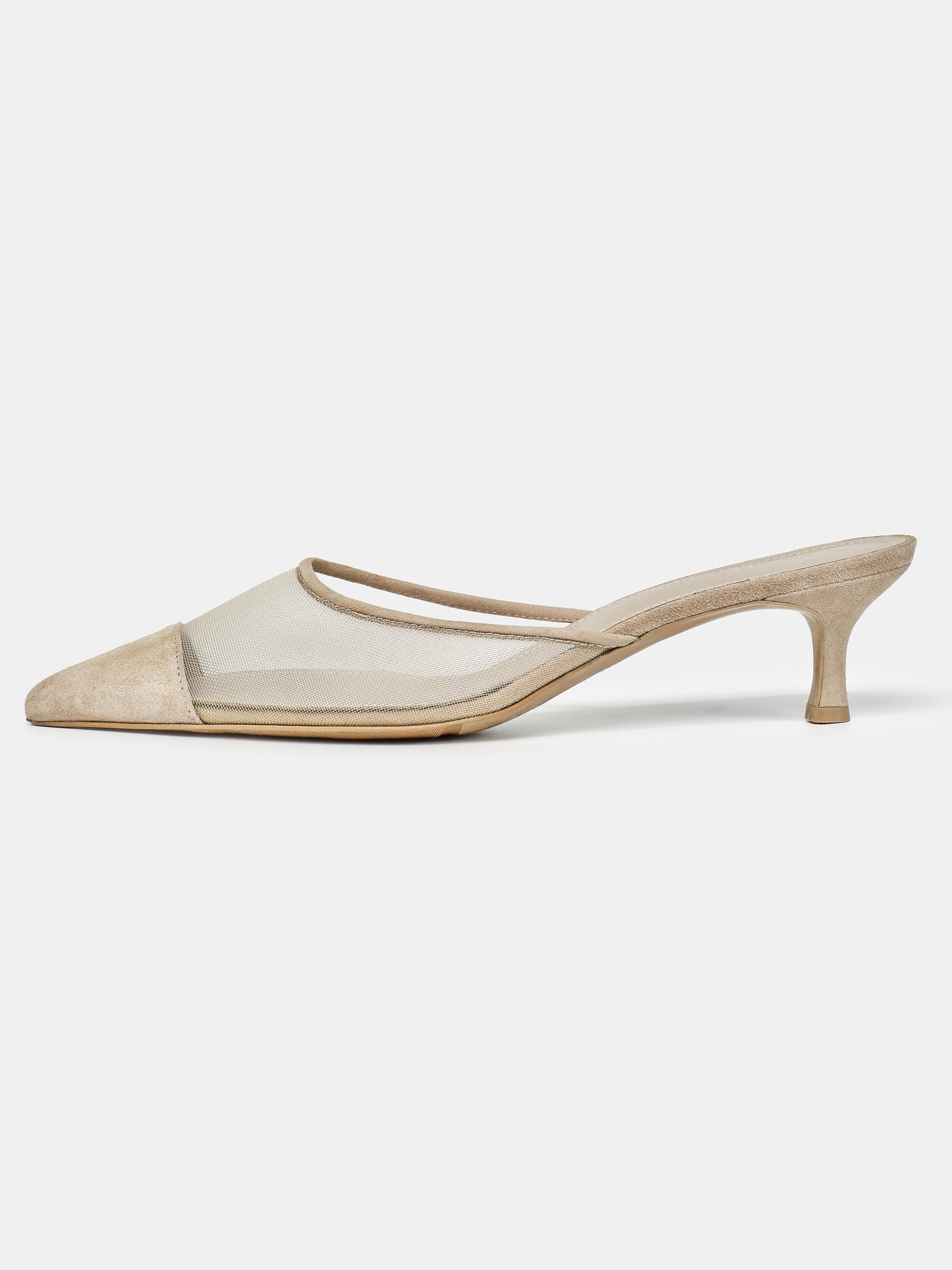 Harper Mesh Mules, Nude