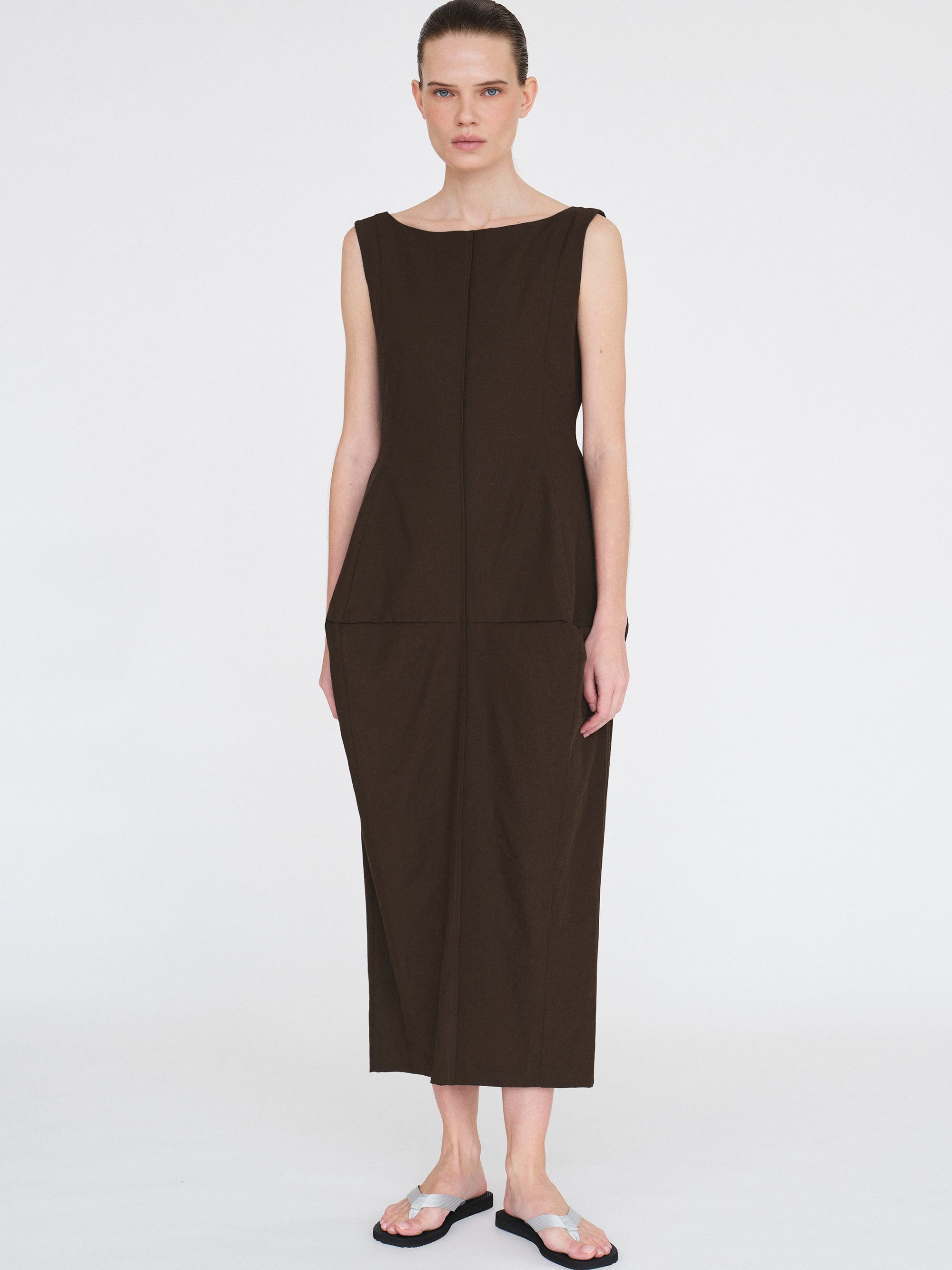 Lura Dress, Pecan