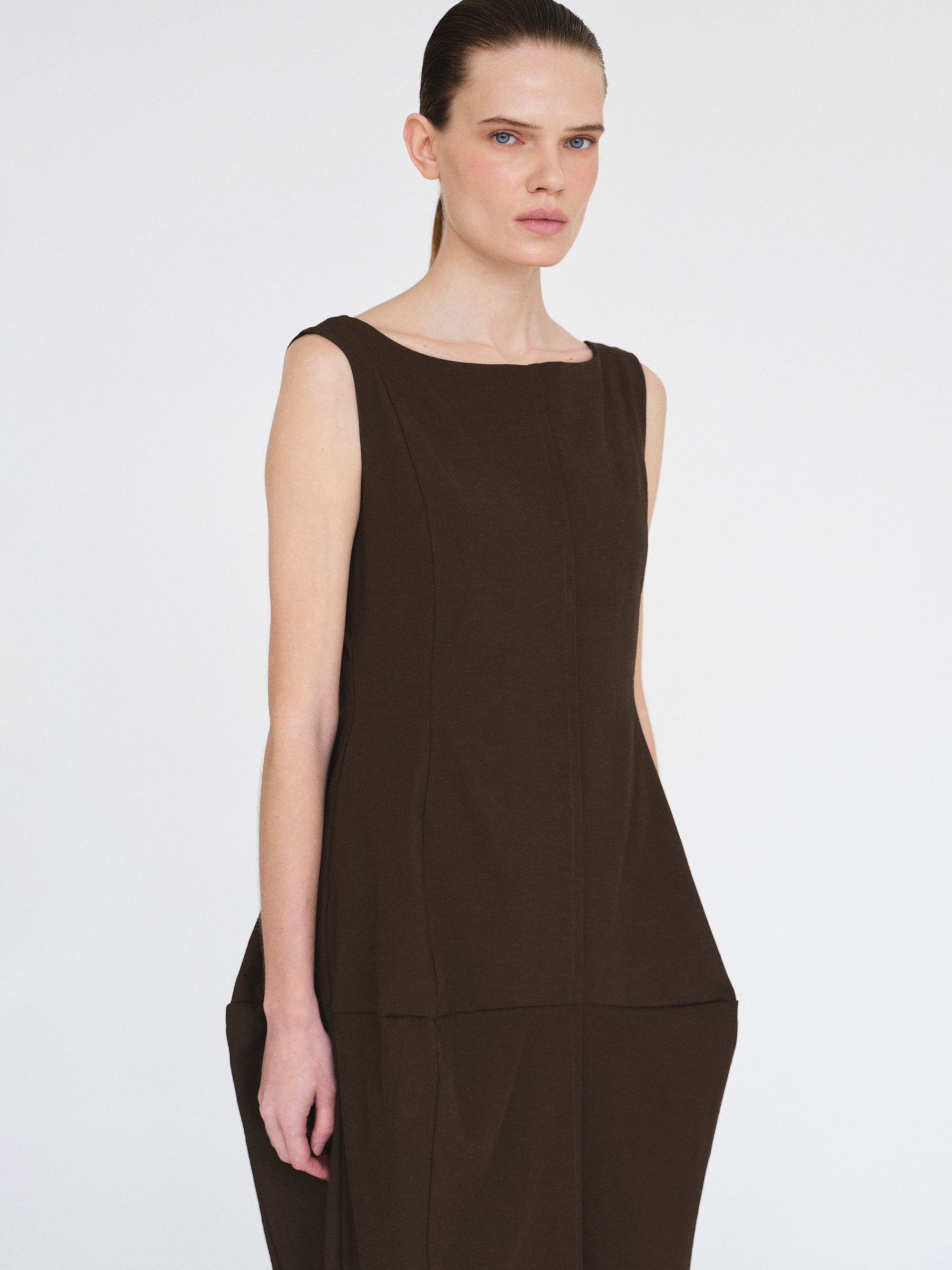 Lura Dress, Pecan