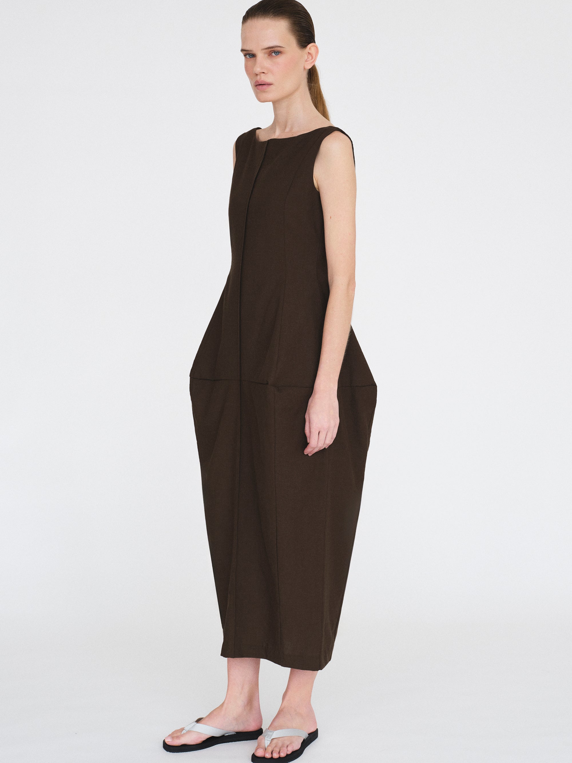Lura Dress, Pecan