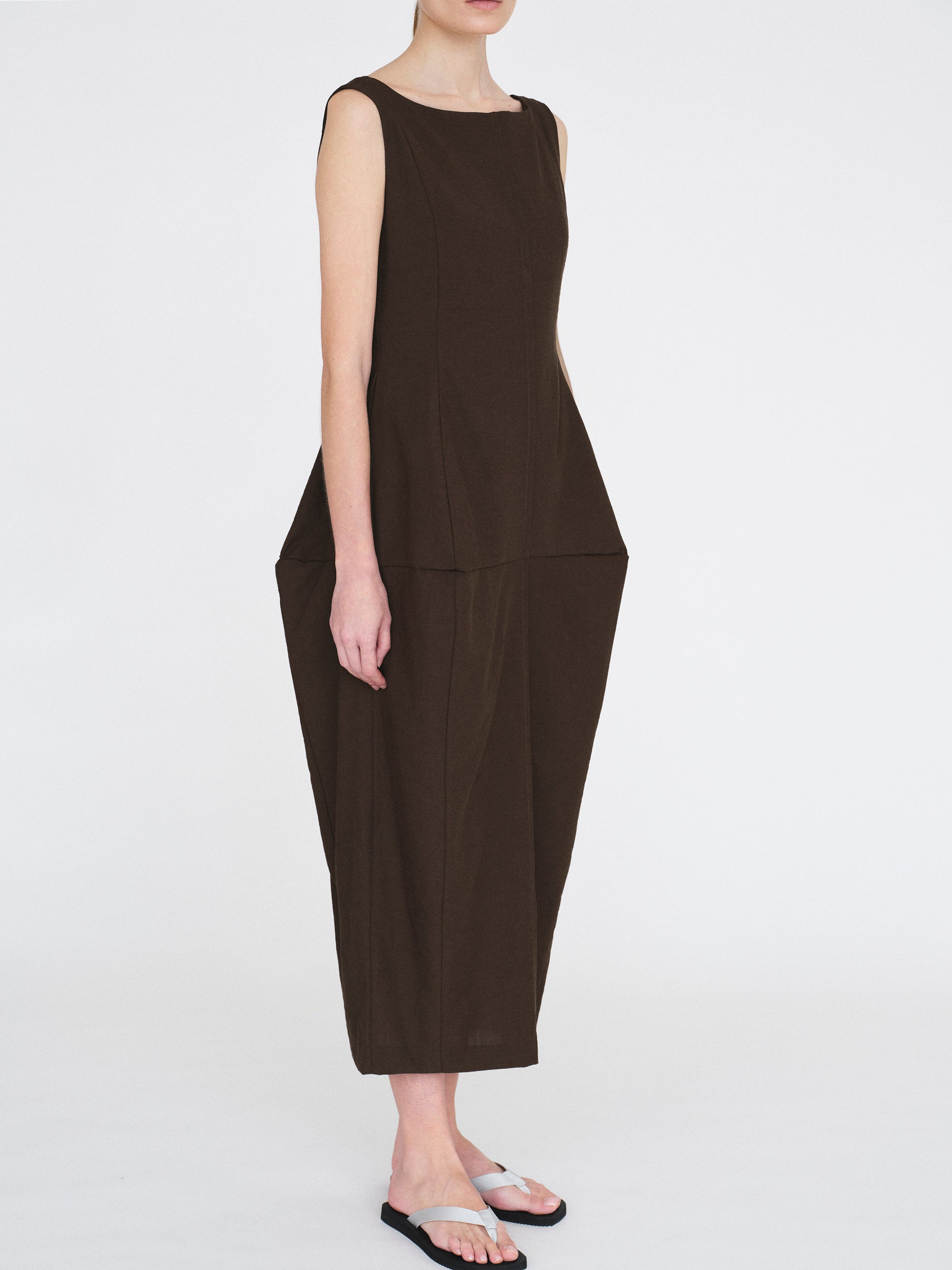 Lura Dress, Pecan