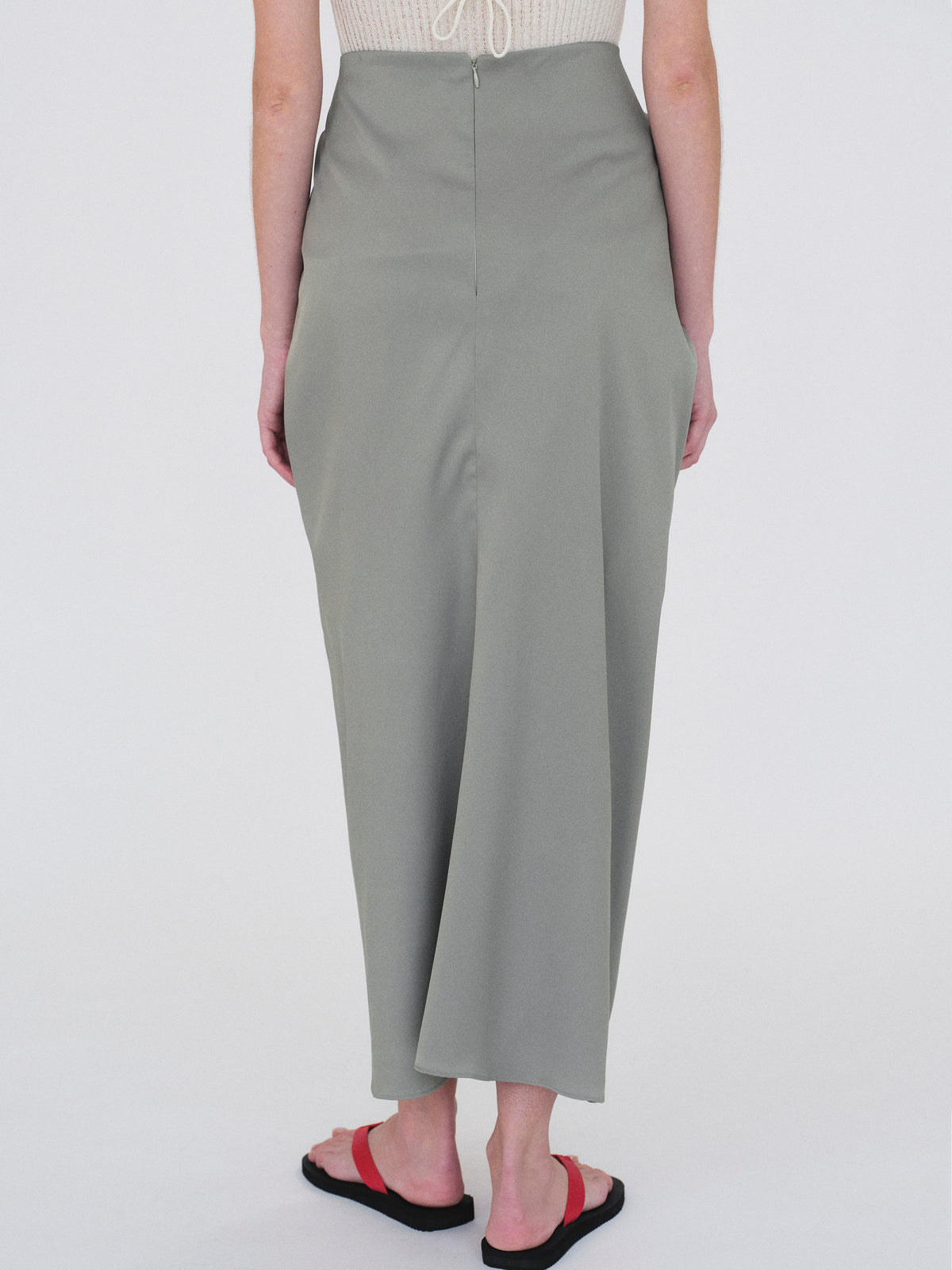 Tahoe Center-Drape Skirt, Graphite