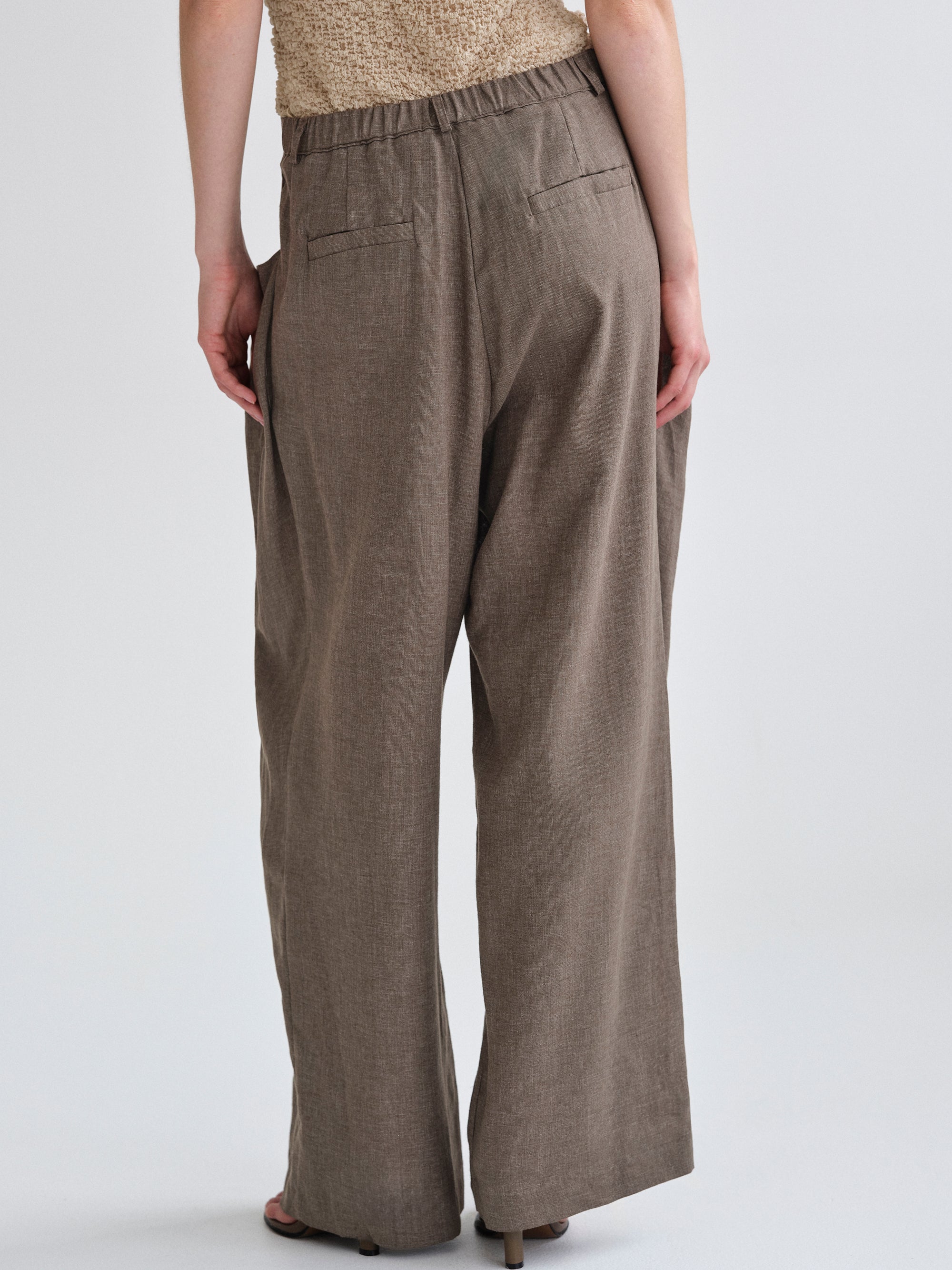 Patch Pocket Trousers, Bistre