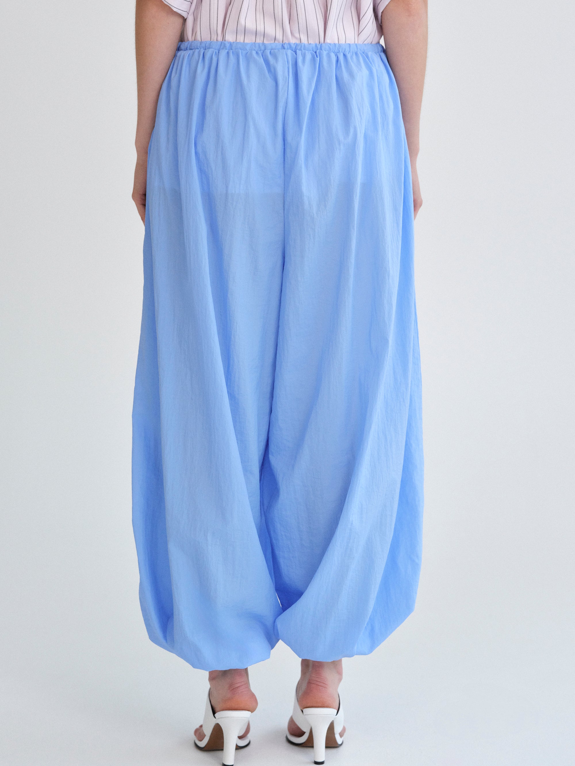 Nylon Balloon Pants, Blue