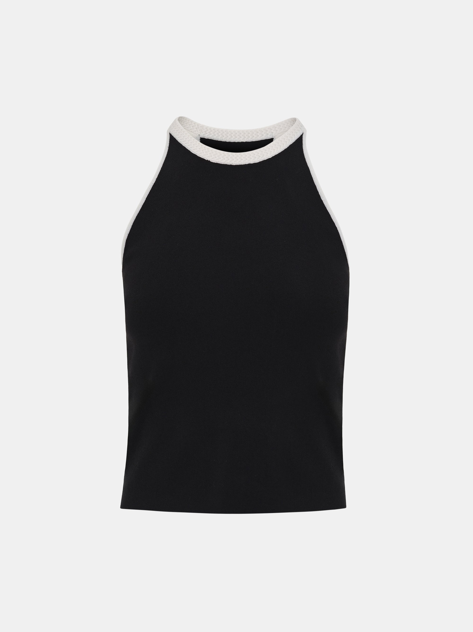 Ohia Compact Knit Tank, Black
