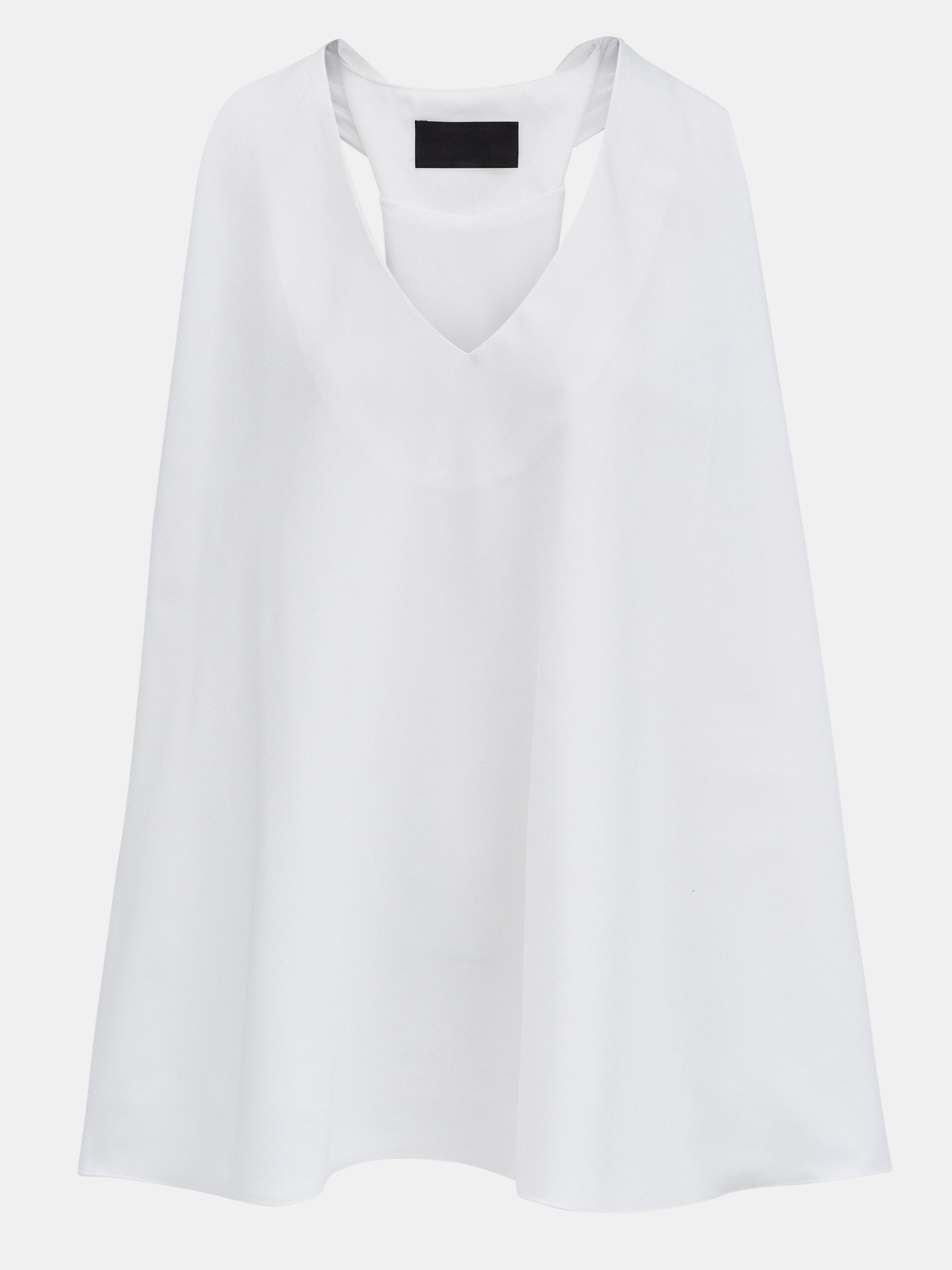 Racerback Satin Top, White