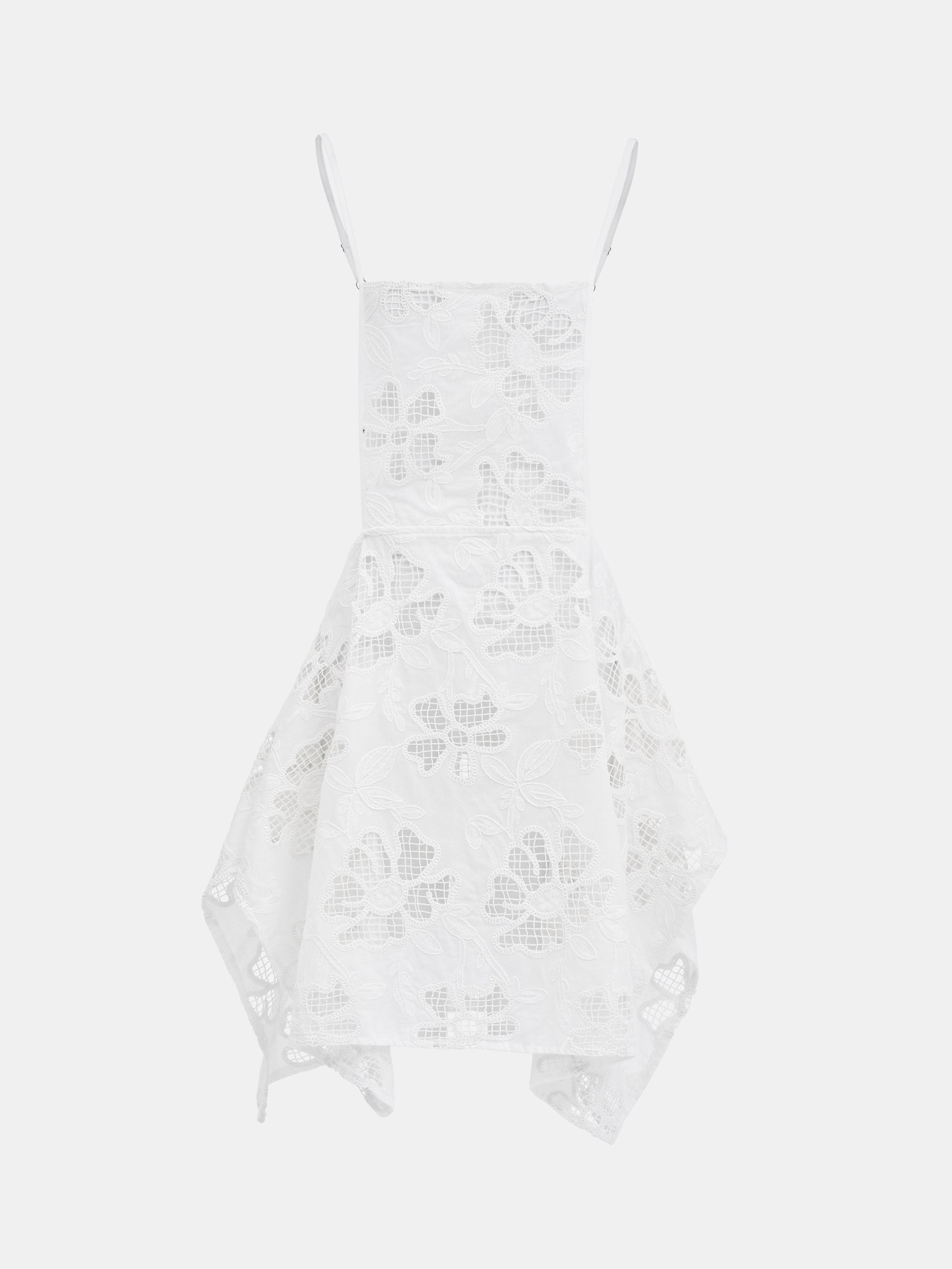 Embroidery Tunic Top, White