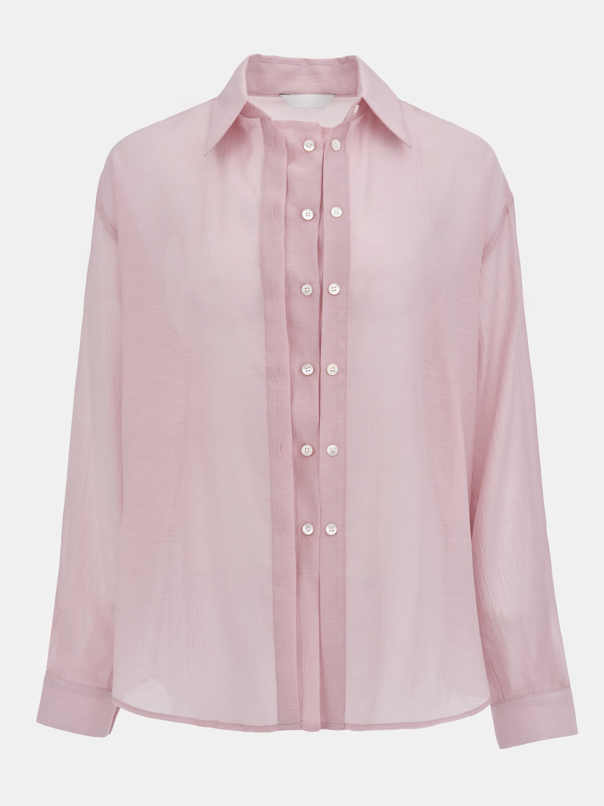 Double Placket Shirt, Pink
