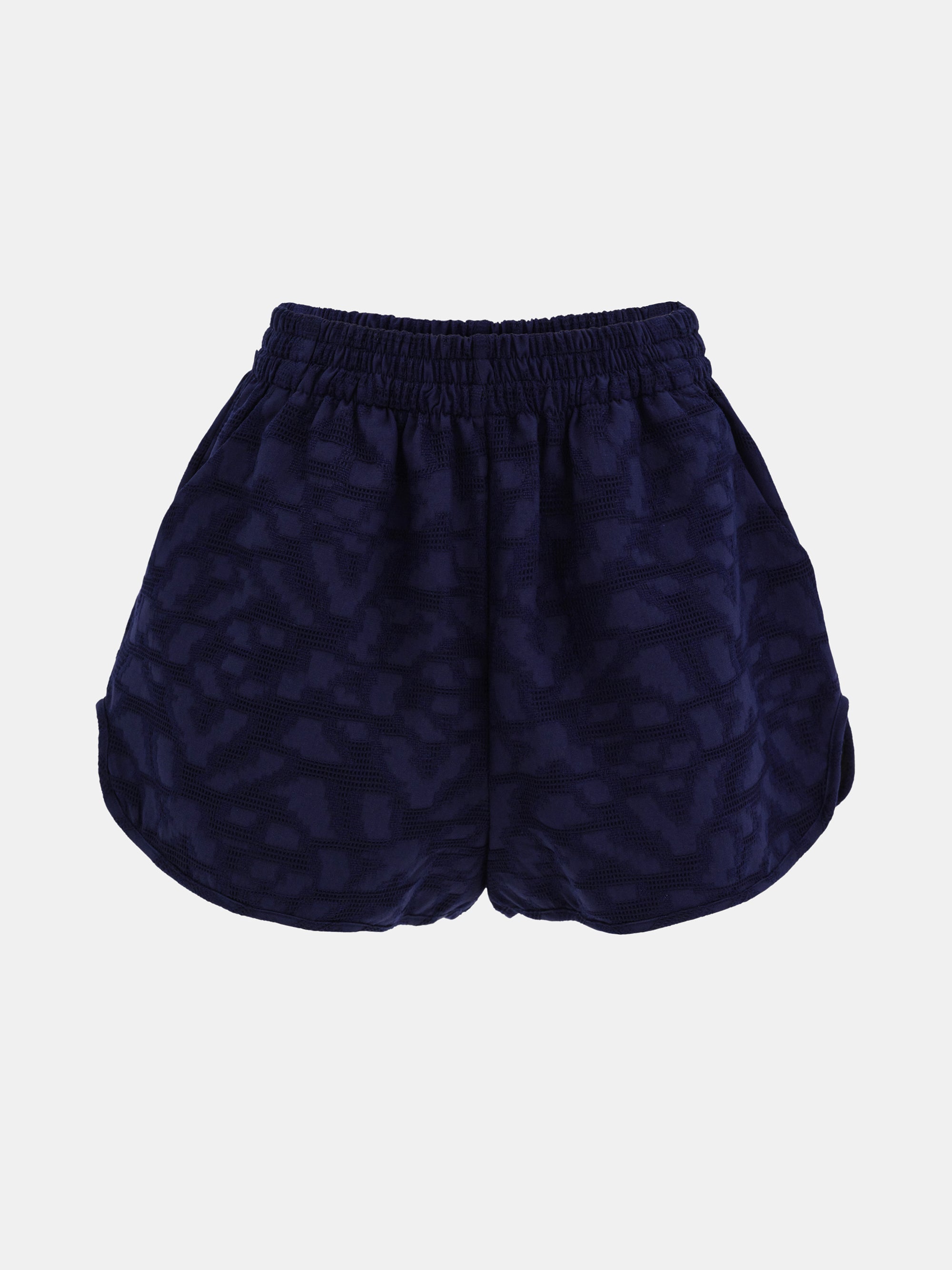 Jacquard Shorts, Navy