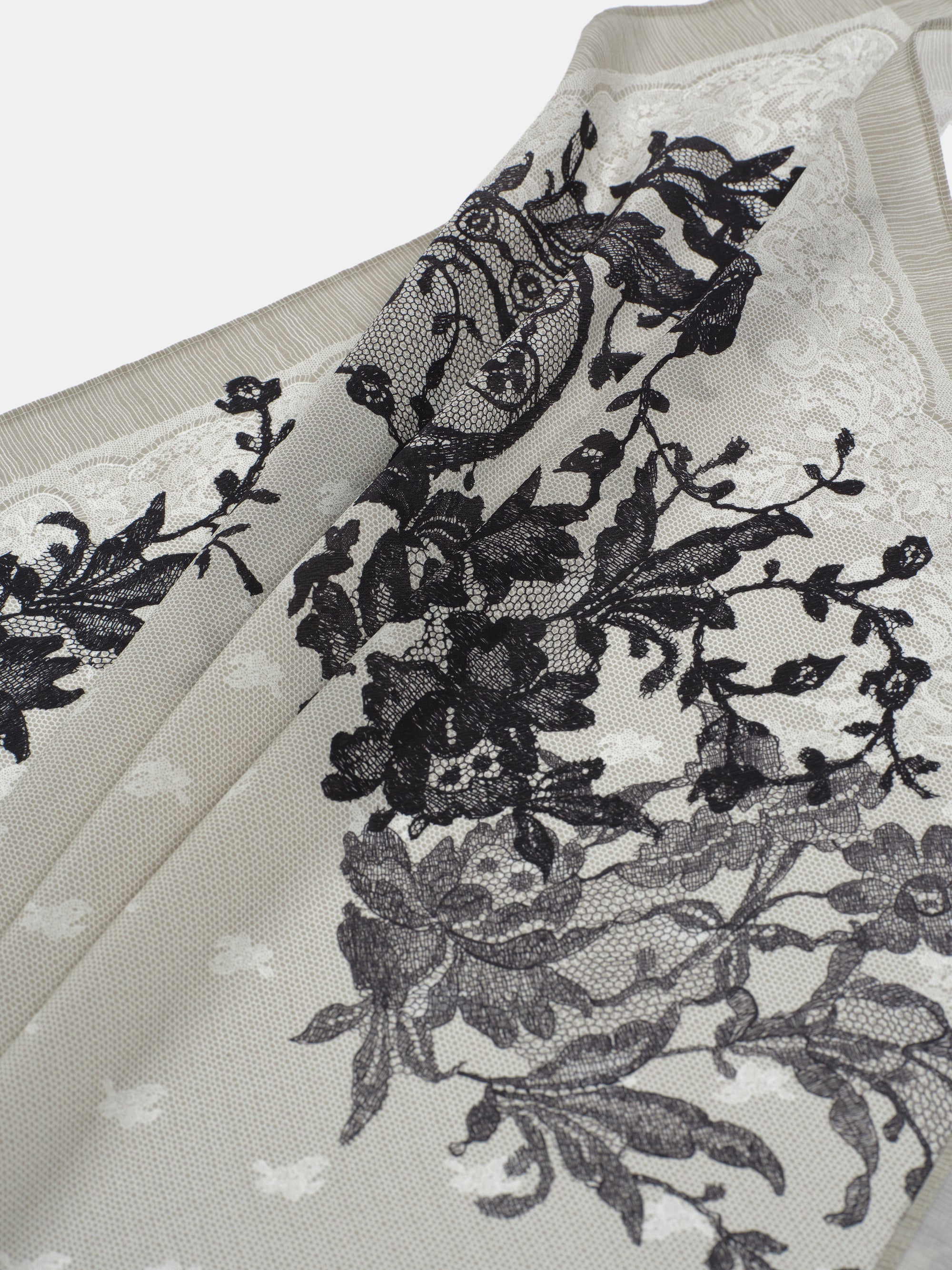 Print Silk Scarf, Multi