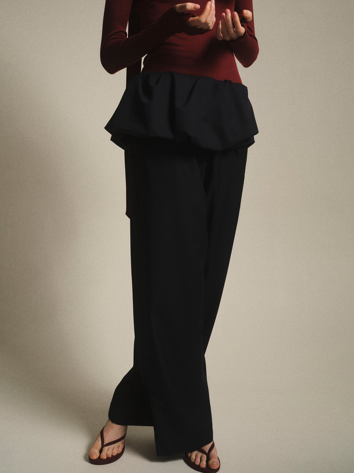 Bubble Suit Trousers, Navy