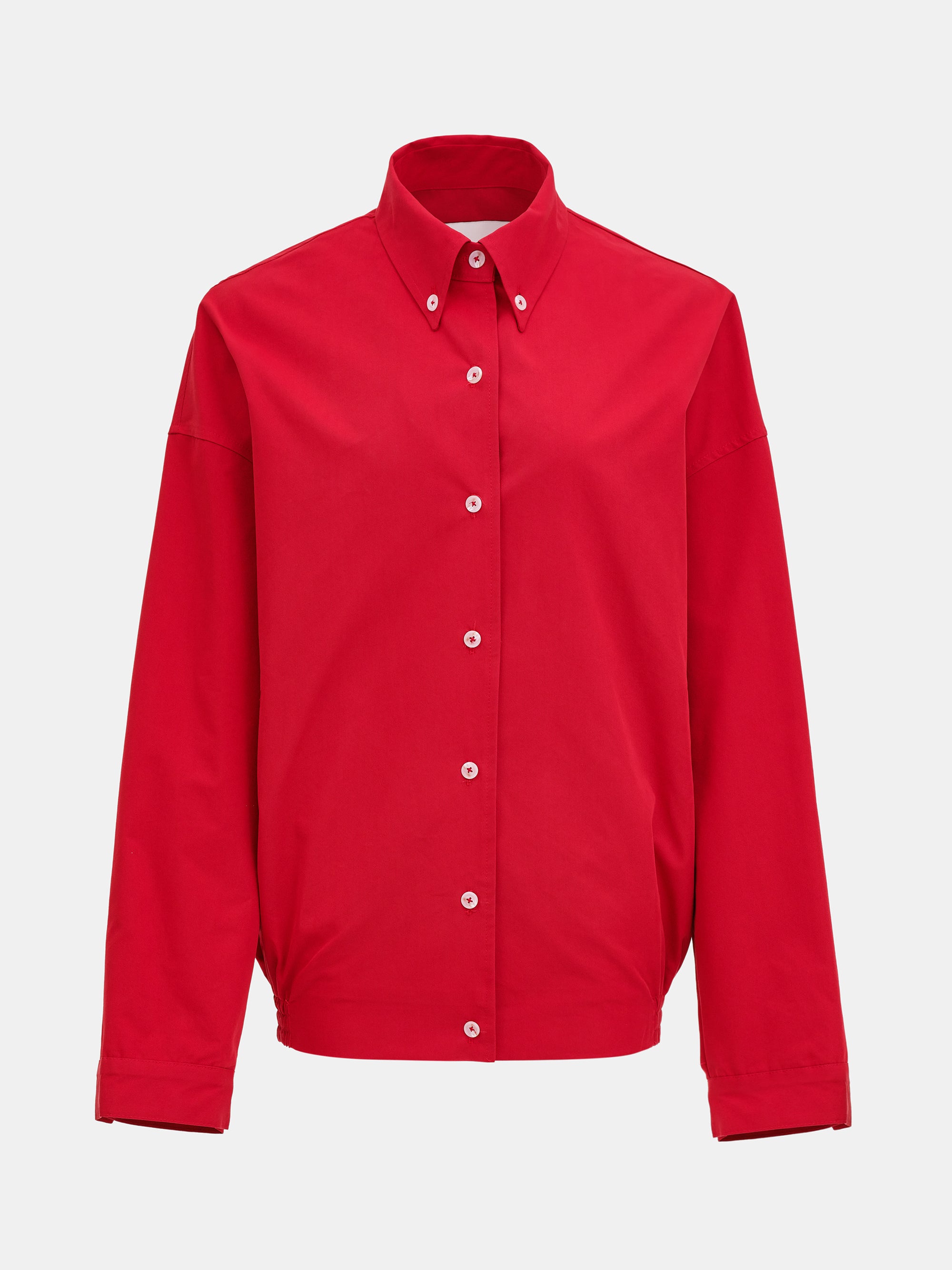 Tori Shirt Blouson Jacket, Red