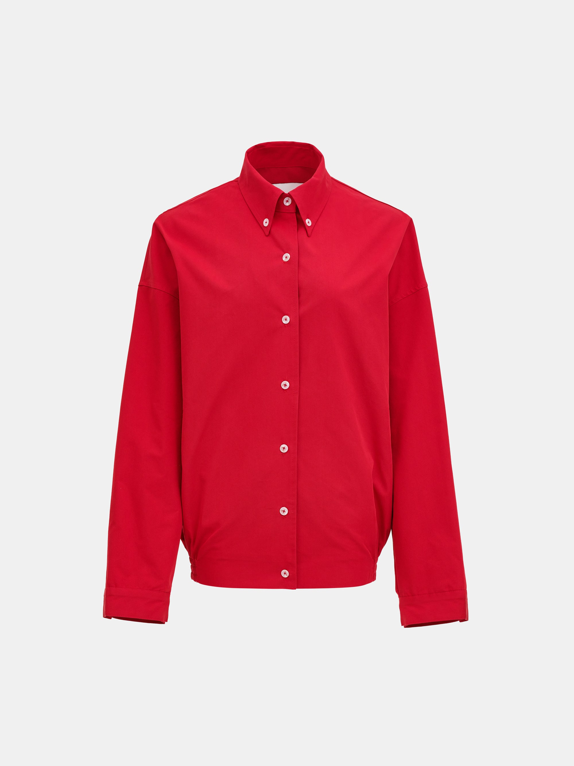 Tori Shirt Blouson Jacket, Red