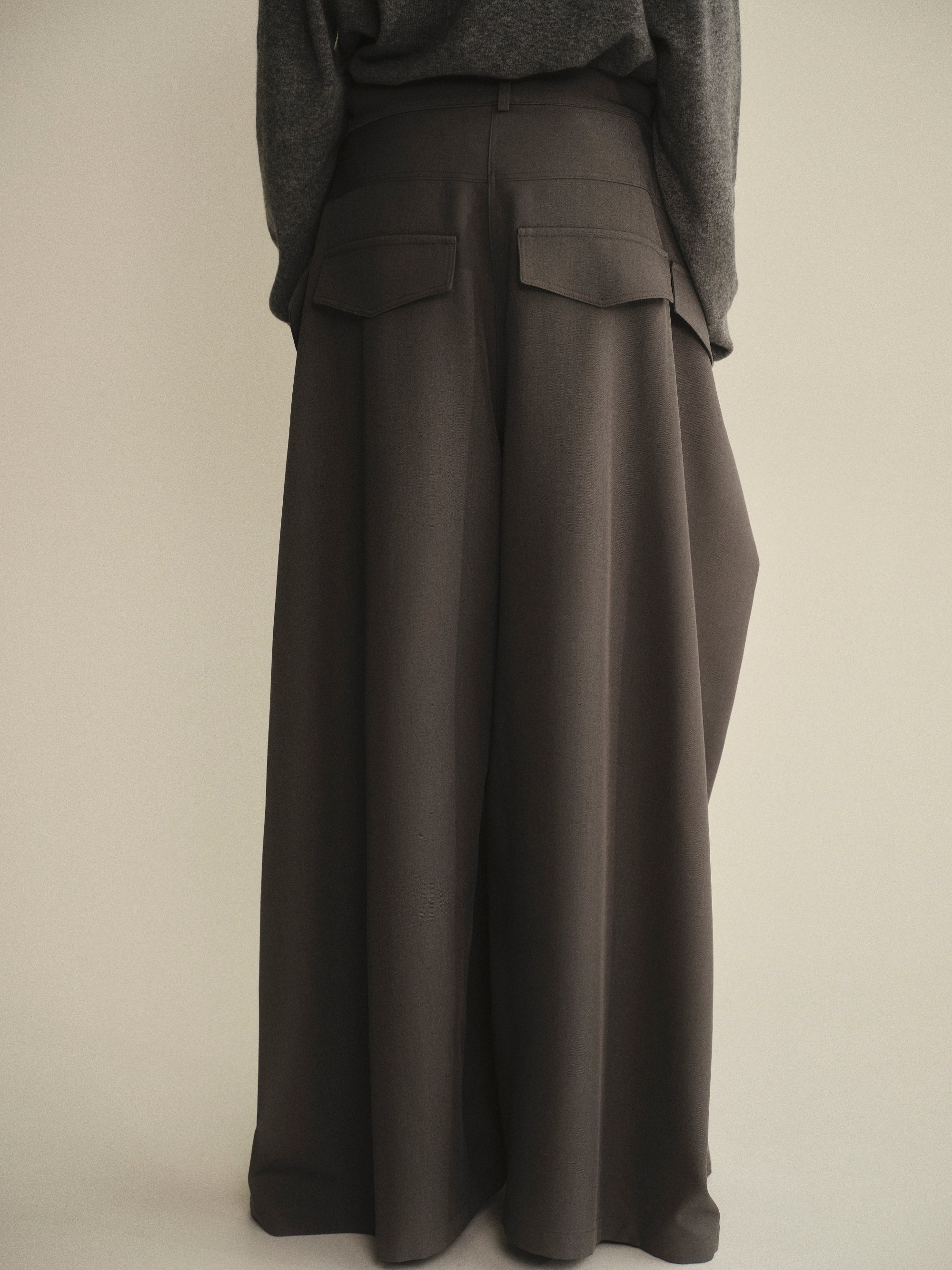 Double Flap Cargo Trousers, Grey