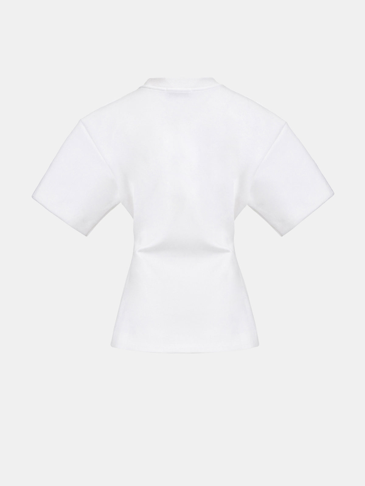 Amila Cinched T-Shirt, White