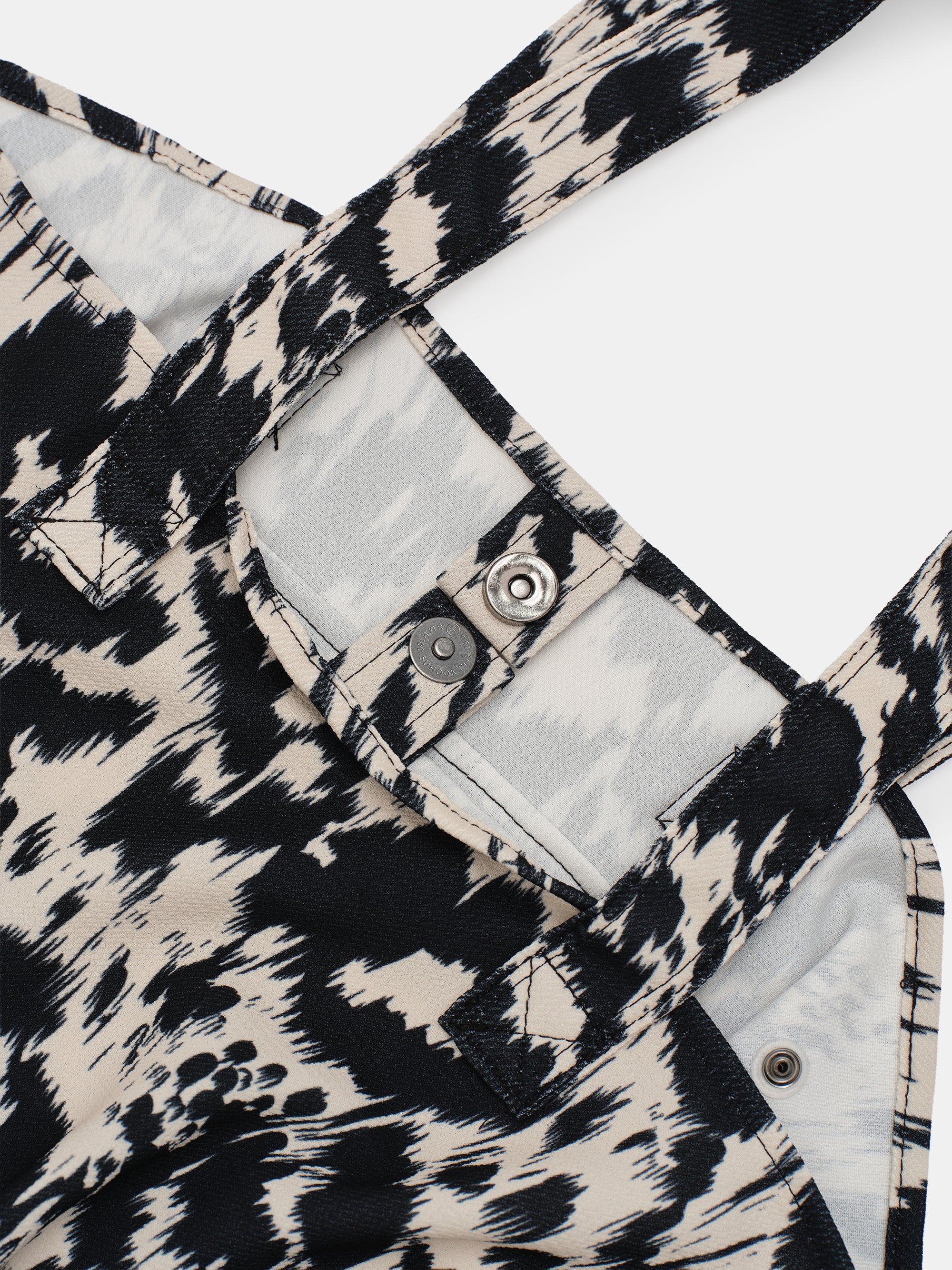 Leopard-Print Tote Bag, Black