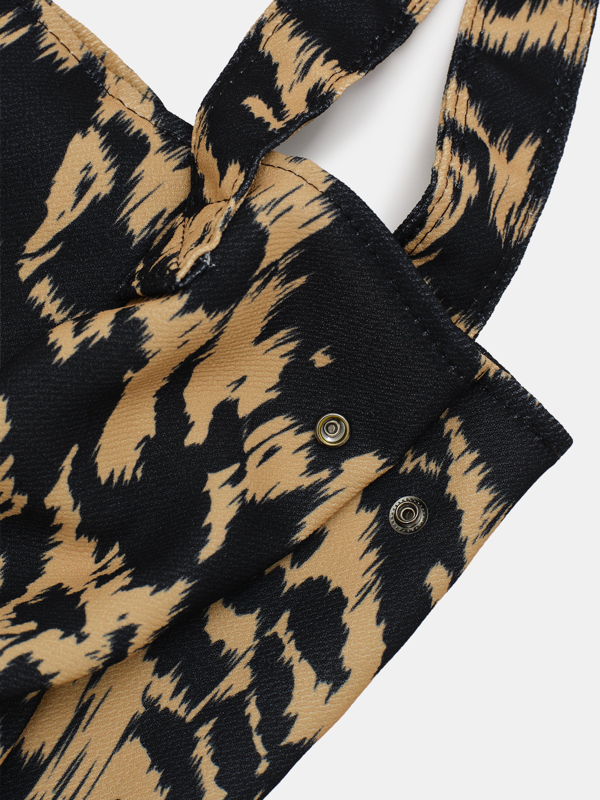 Leopard-Print Tote Bag, Brown