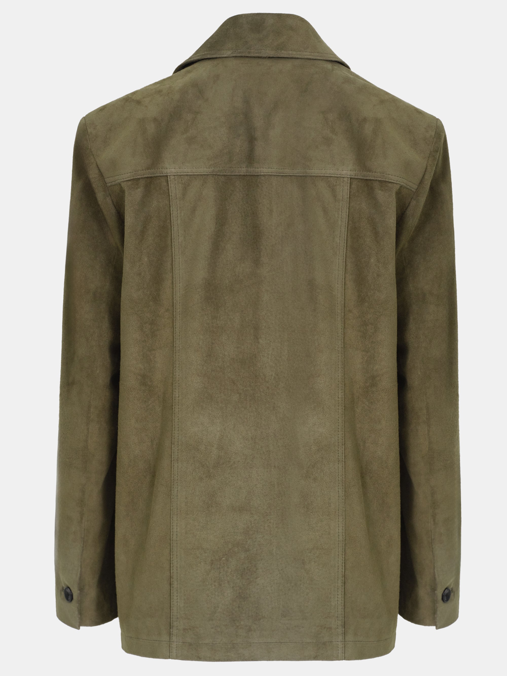 Suede Buttoned Blazer, Mousse