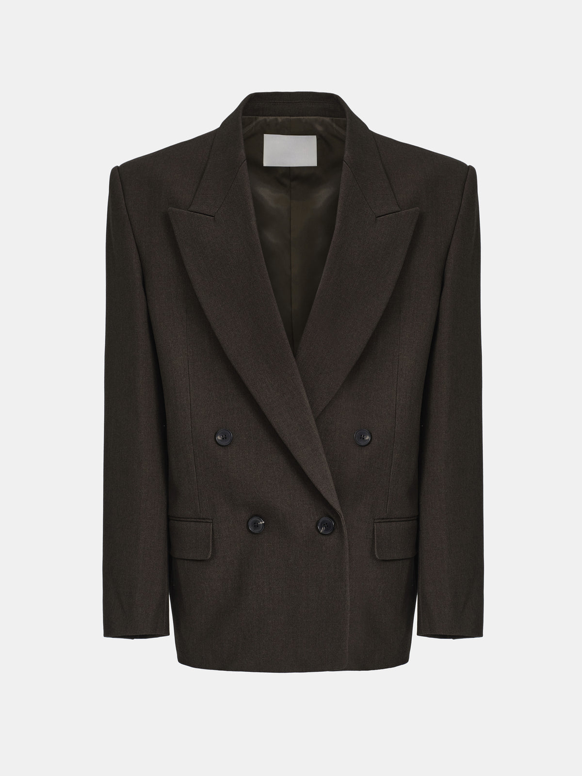 Gelso Double Breasted Blazer, Brown
