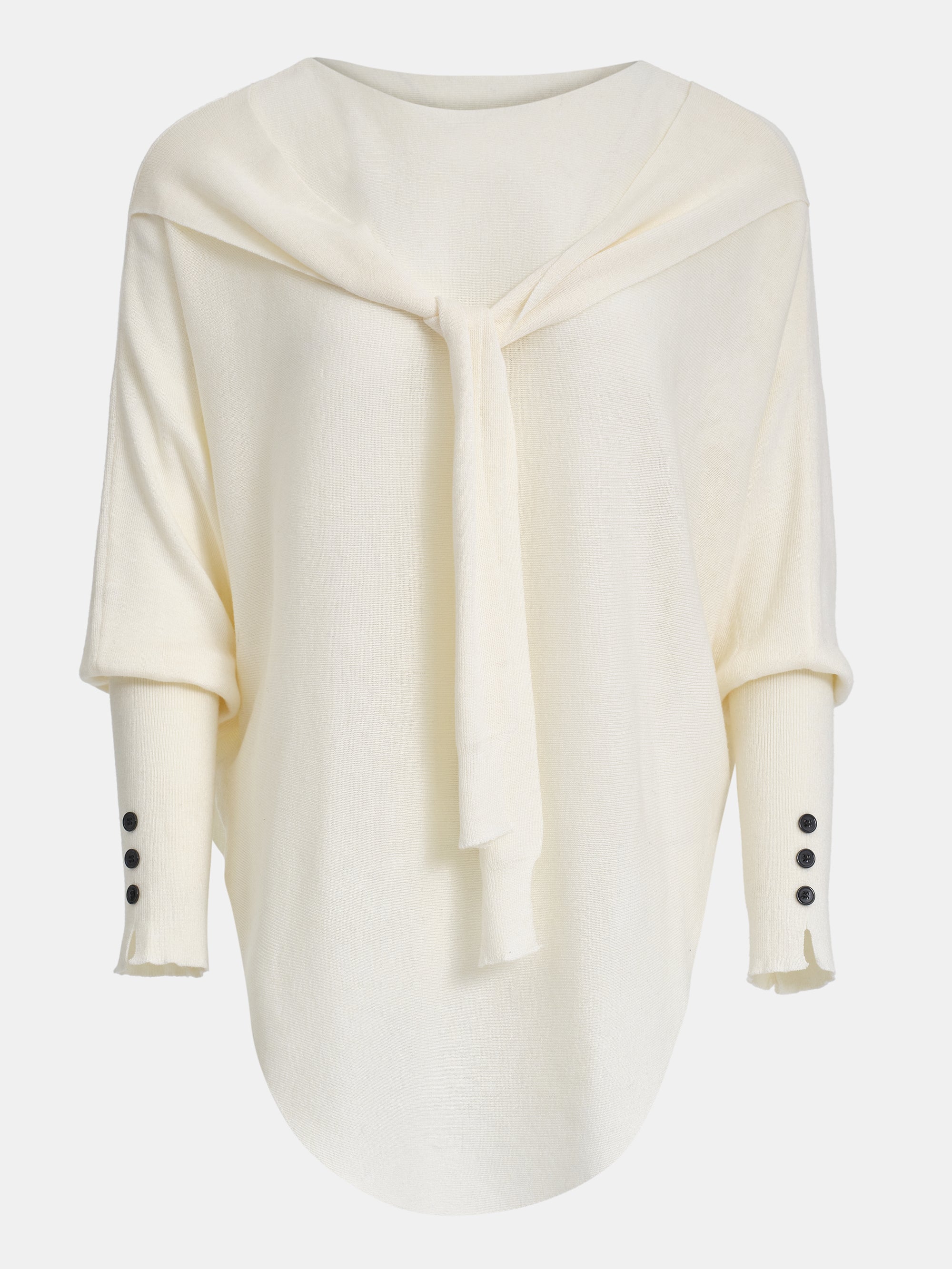 Double Sleeve Knit Top, Ivory
