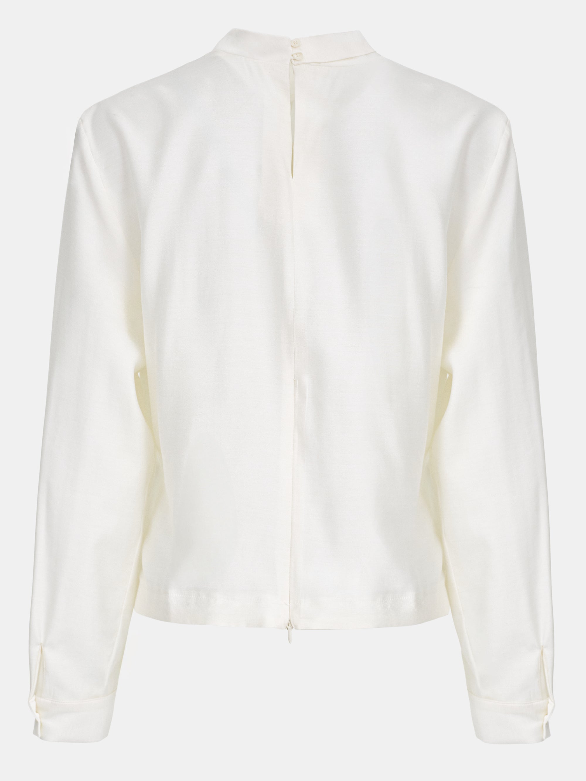 Overlapped Blouse, Ivory