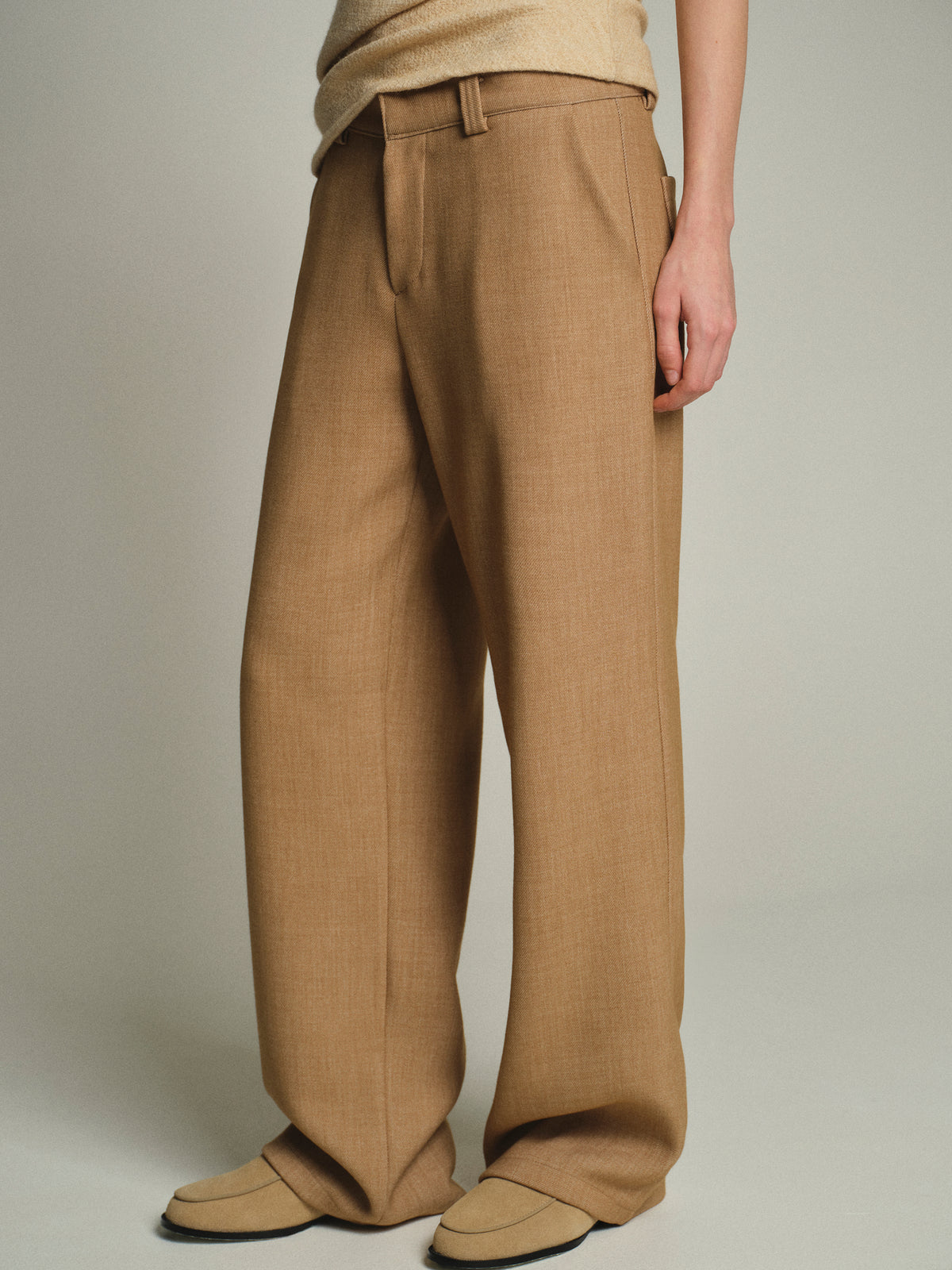 Nangy Tailored Trousers, Tan
