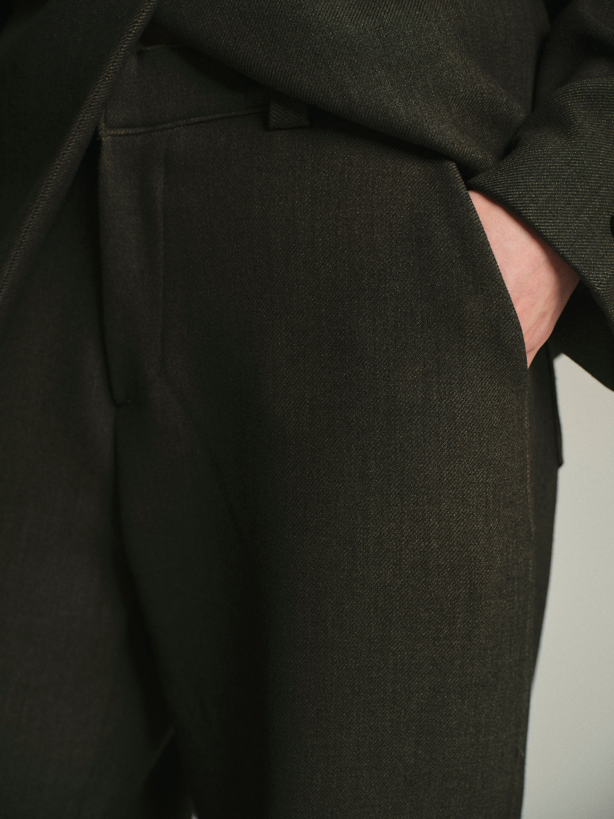 Nangy Tailored Trousers, Khaki