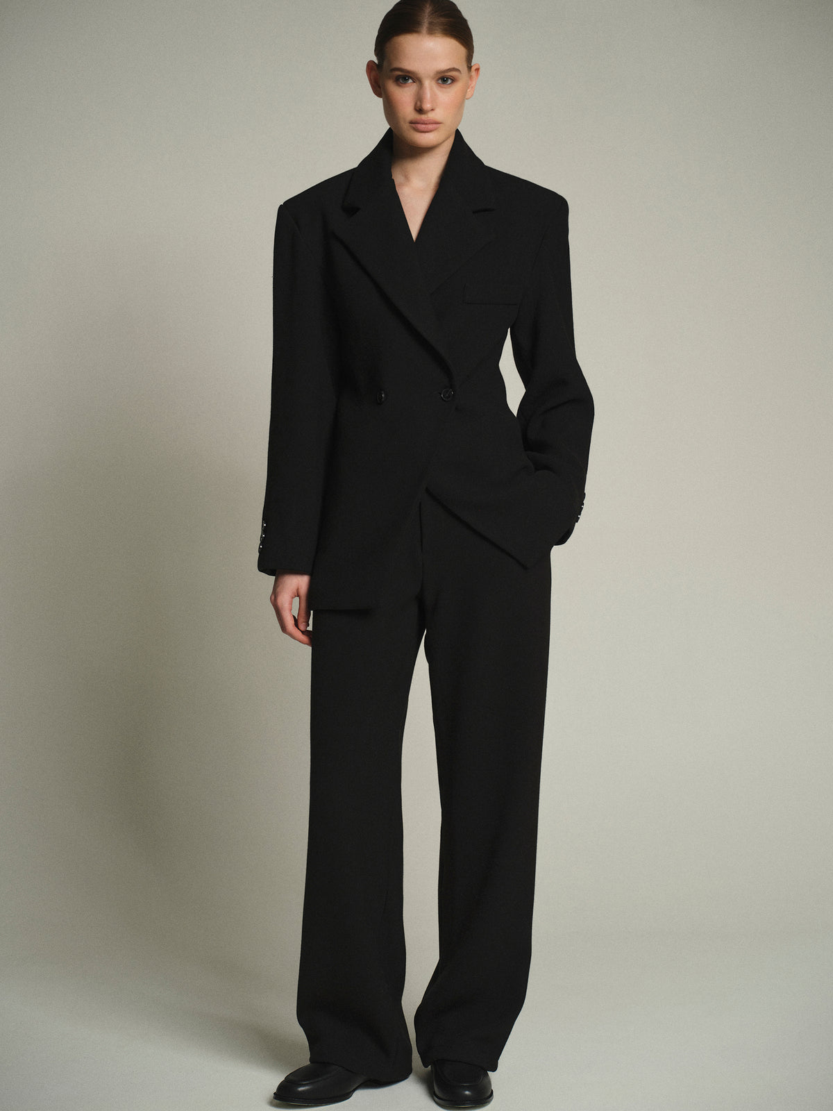 Nangy Tailored Trousers, Black
