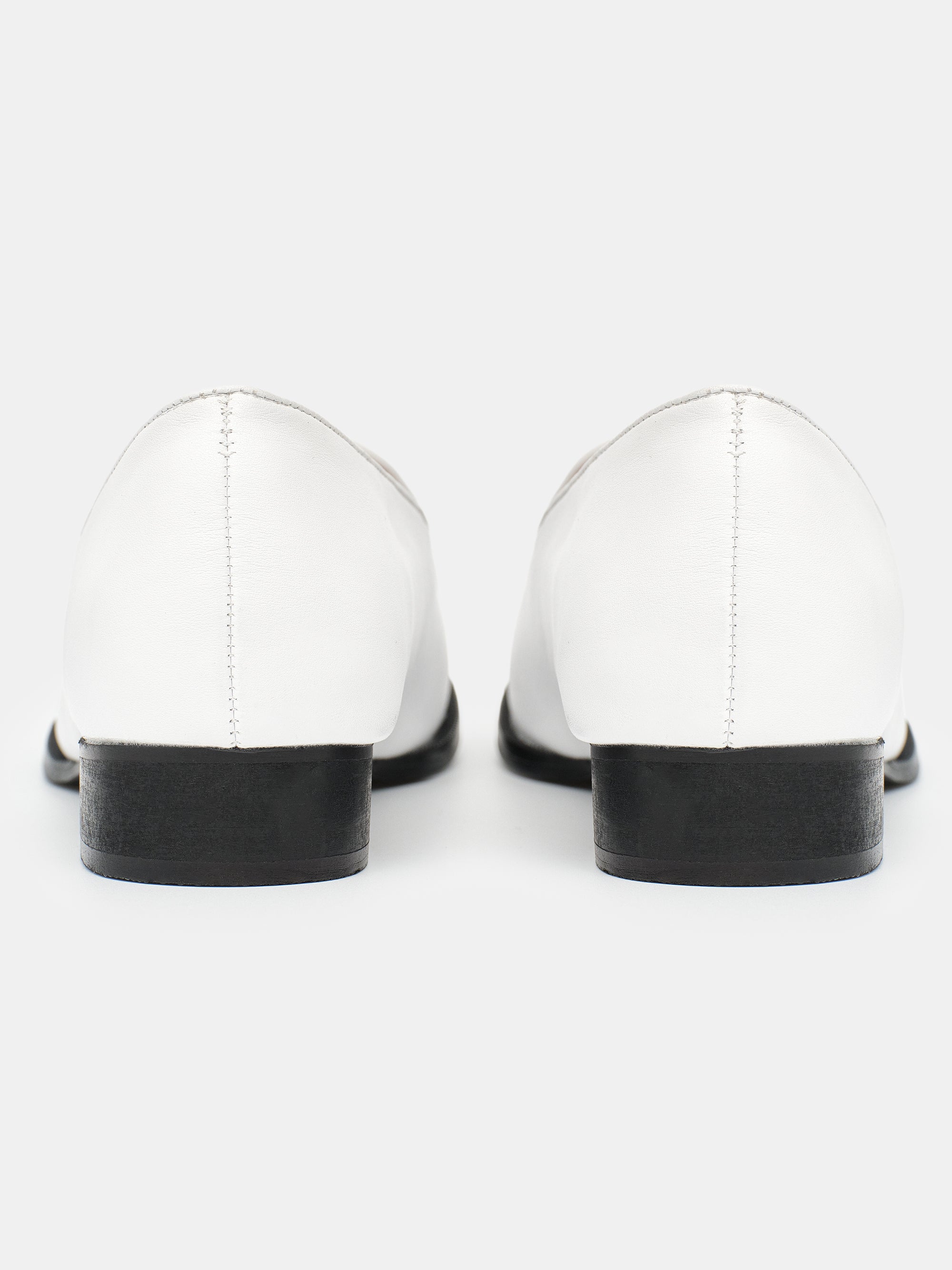 Soft Leather Loafers, White