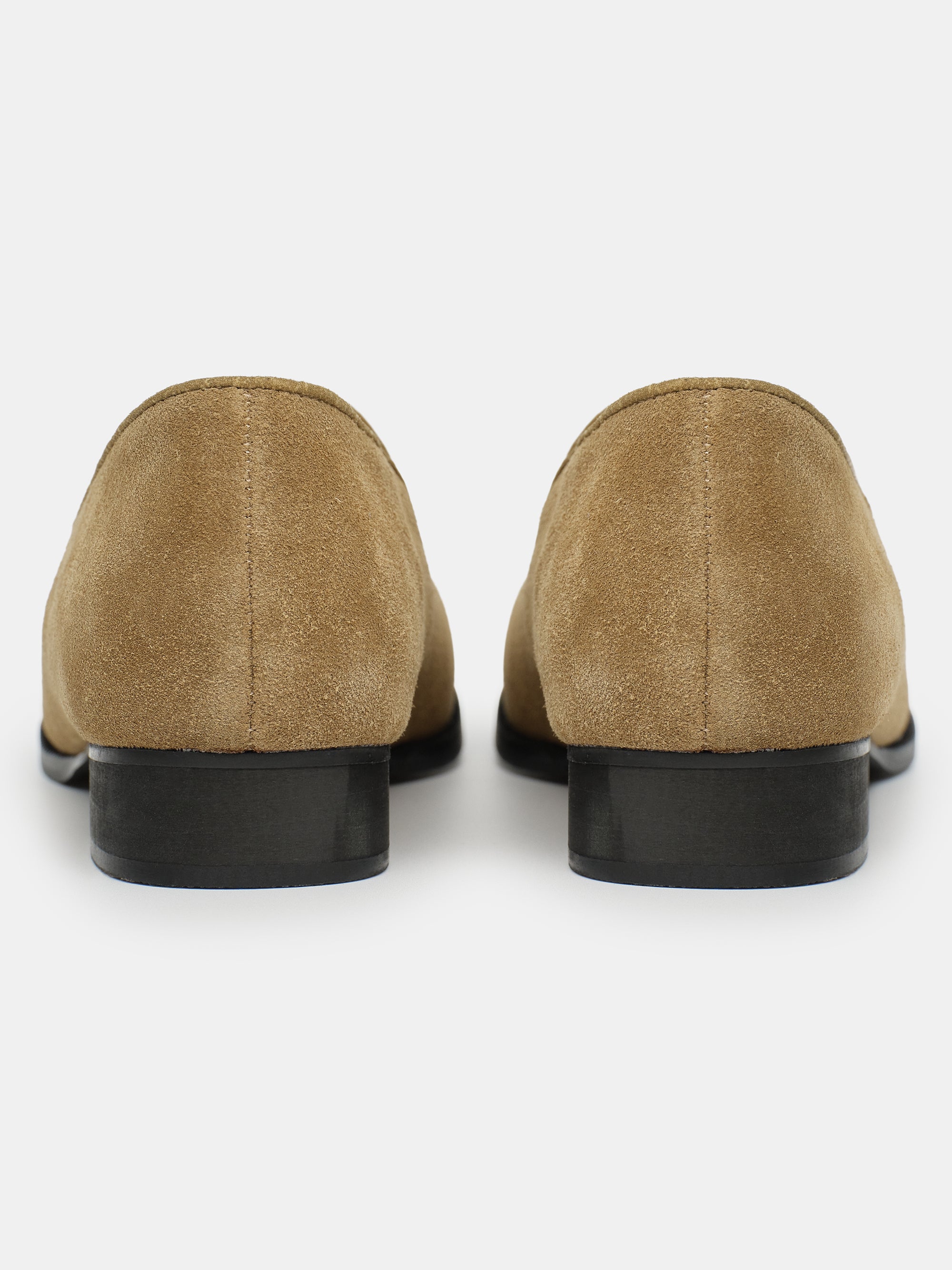 Soft Suede Loafers, Camel