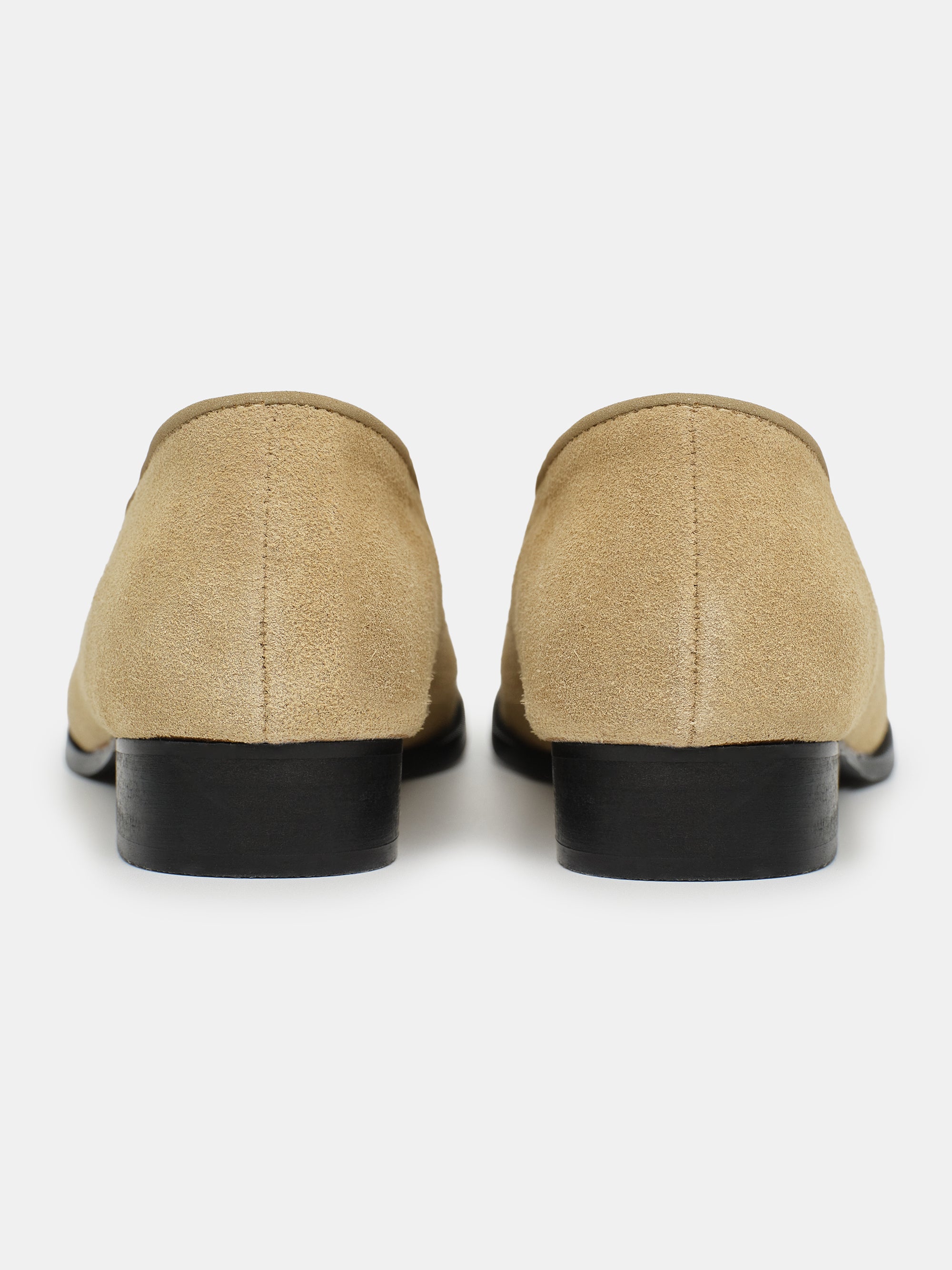 Soft Suede Loafers, Beige