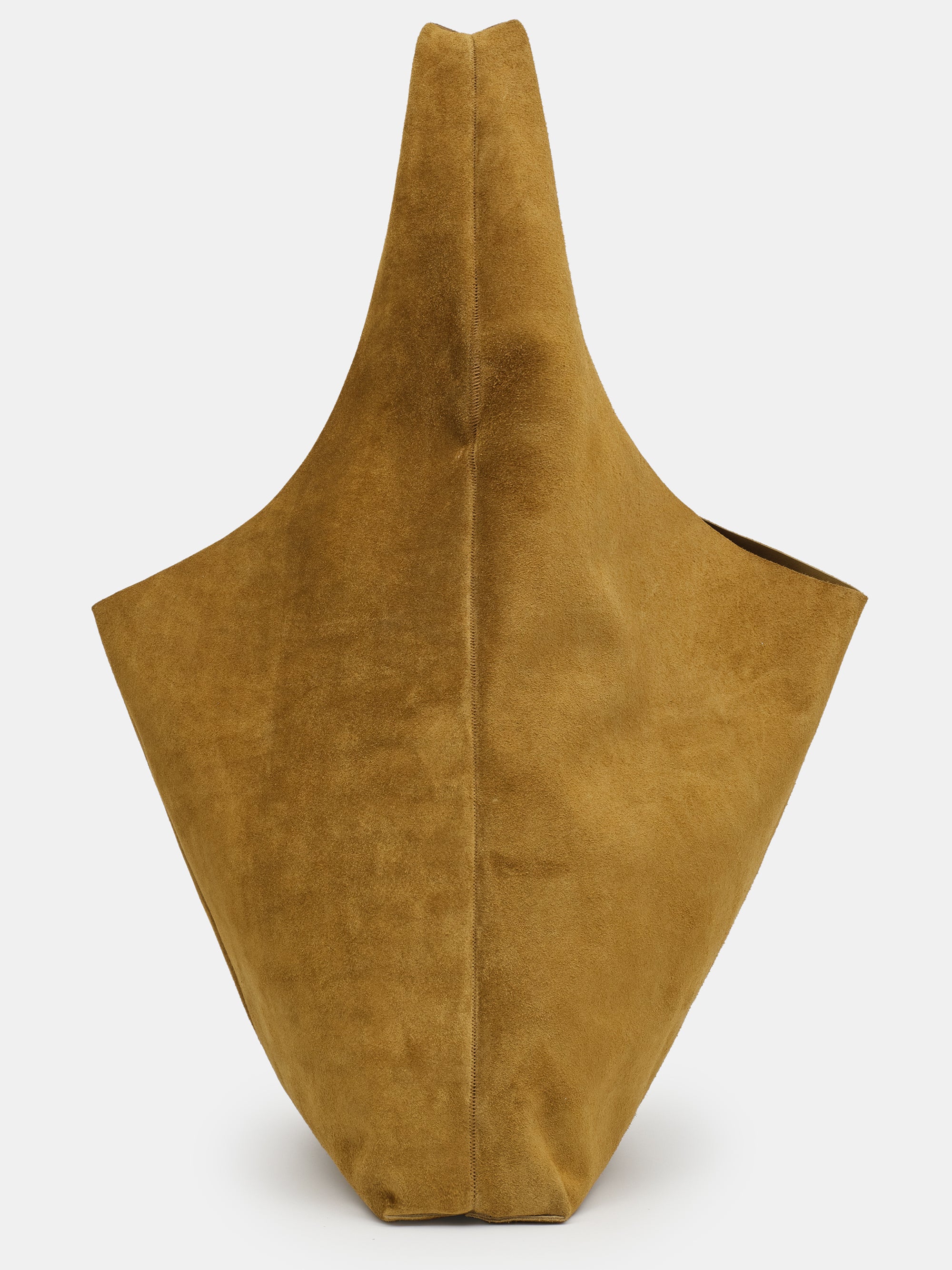 Suede Hobo Bag, Camel