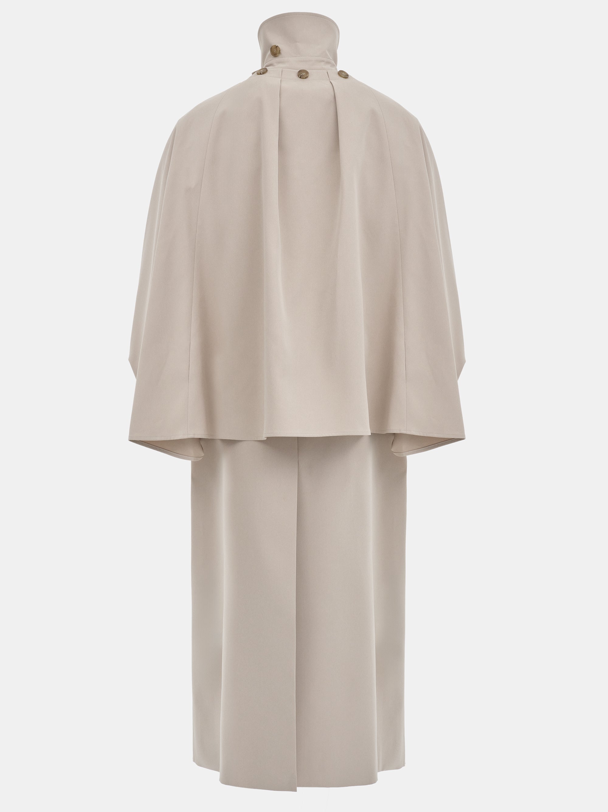 Slit Sleeve Trench Coat, Beige