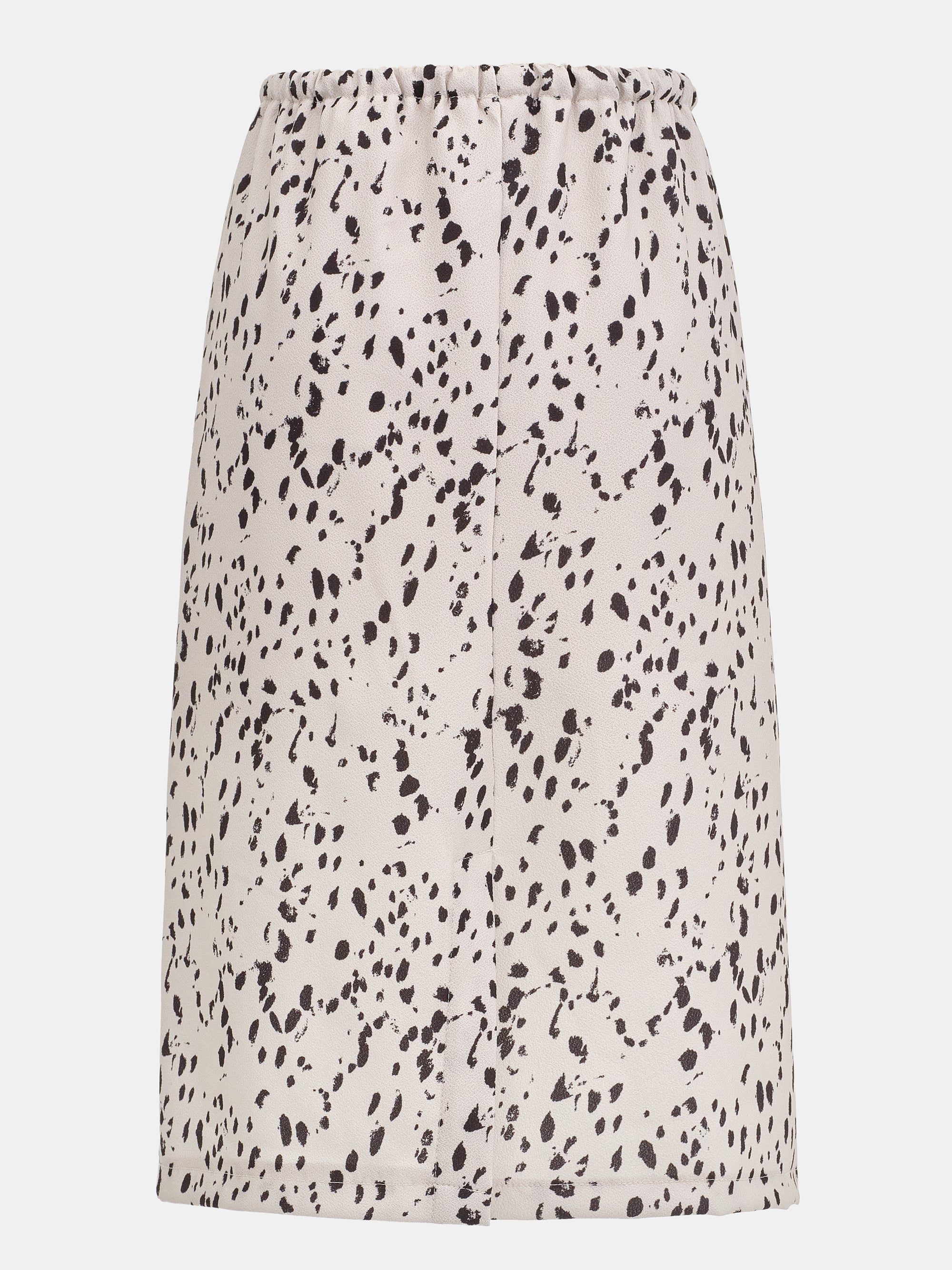Printed Drawstring Skirt, Ivory