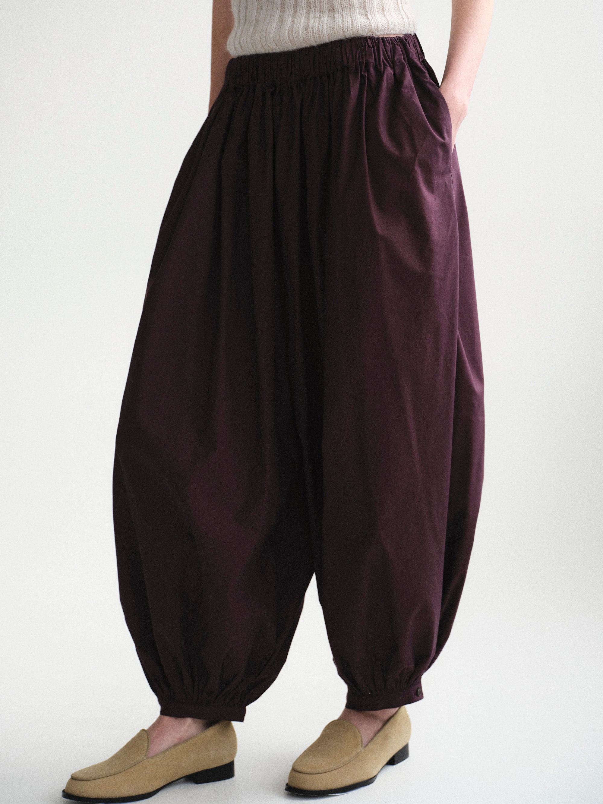 Balloon Parachute Pants, Grape