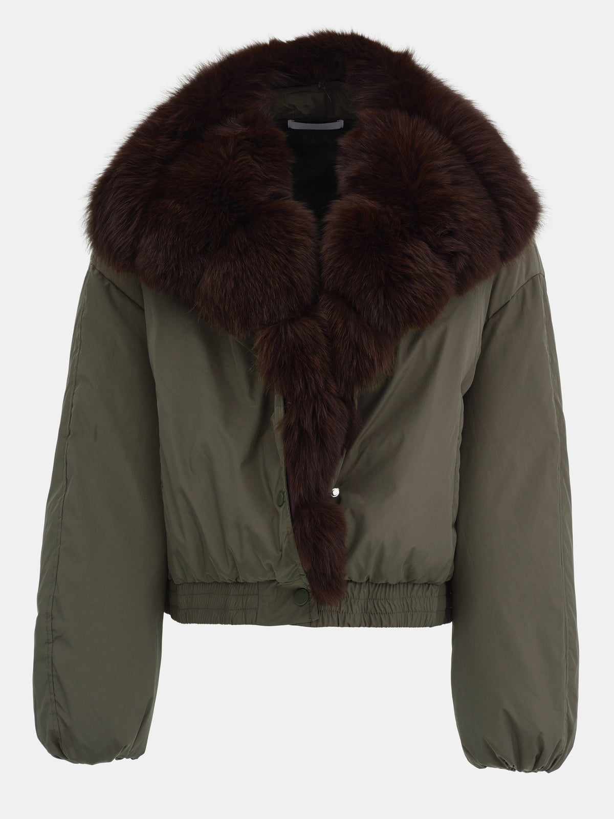 Dolla Fur Collar Down Jacket, Khaki