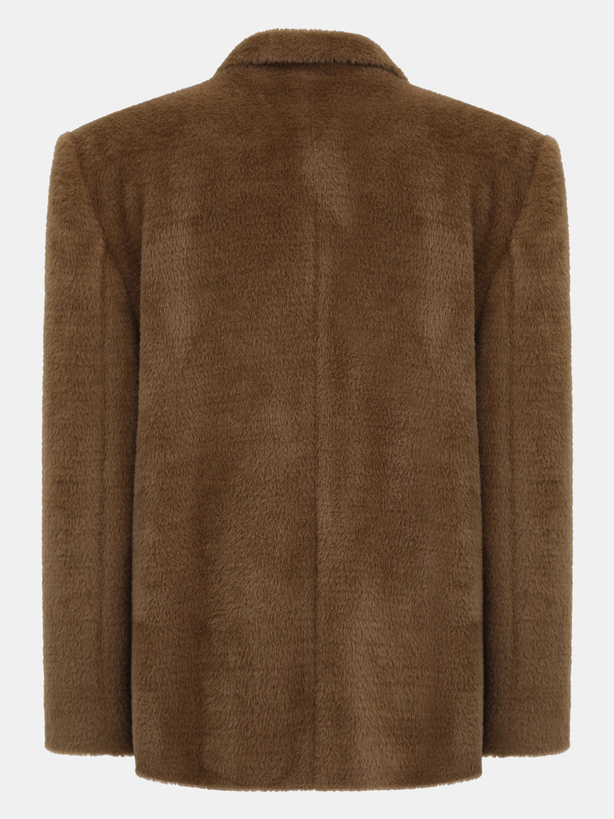 Short Pile Blazer, Brown