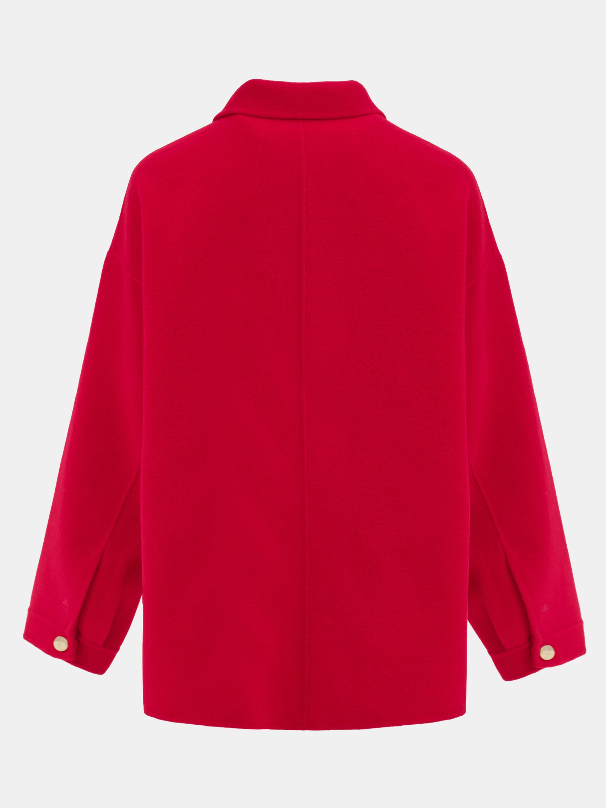 Wool Field Jacket, Red