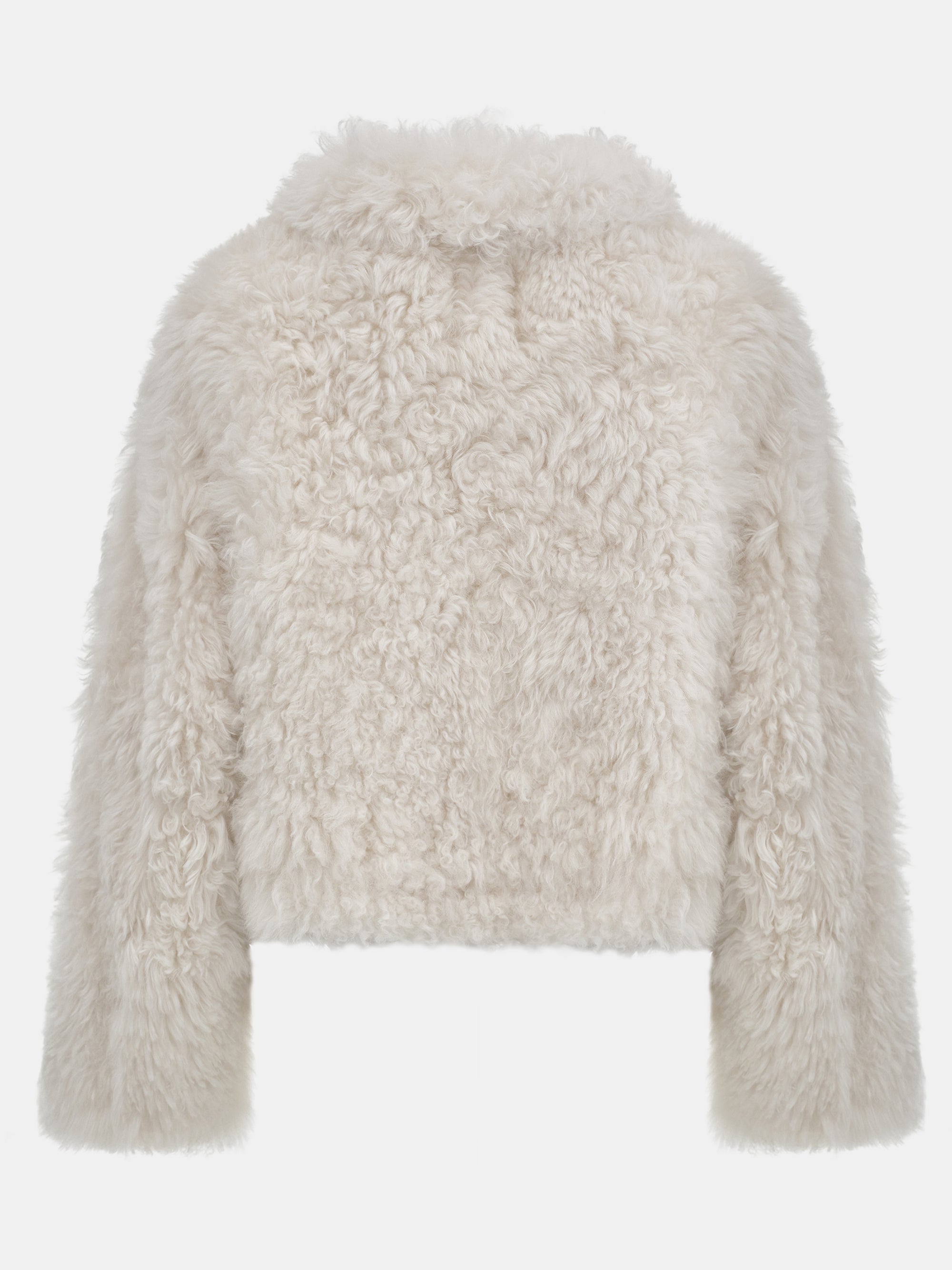Baby Shearling Jacket, Ivory