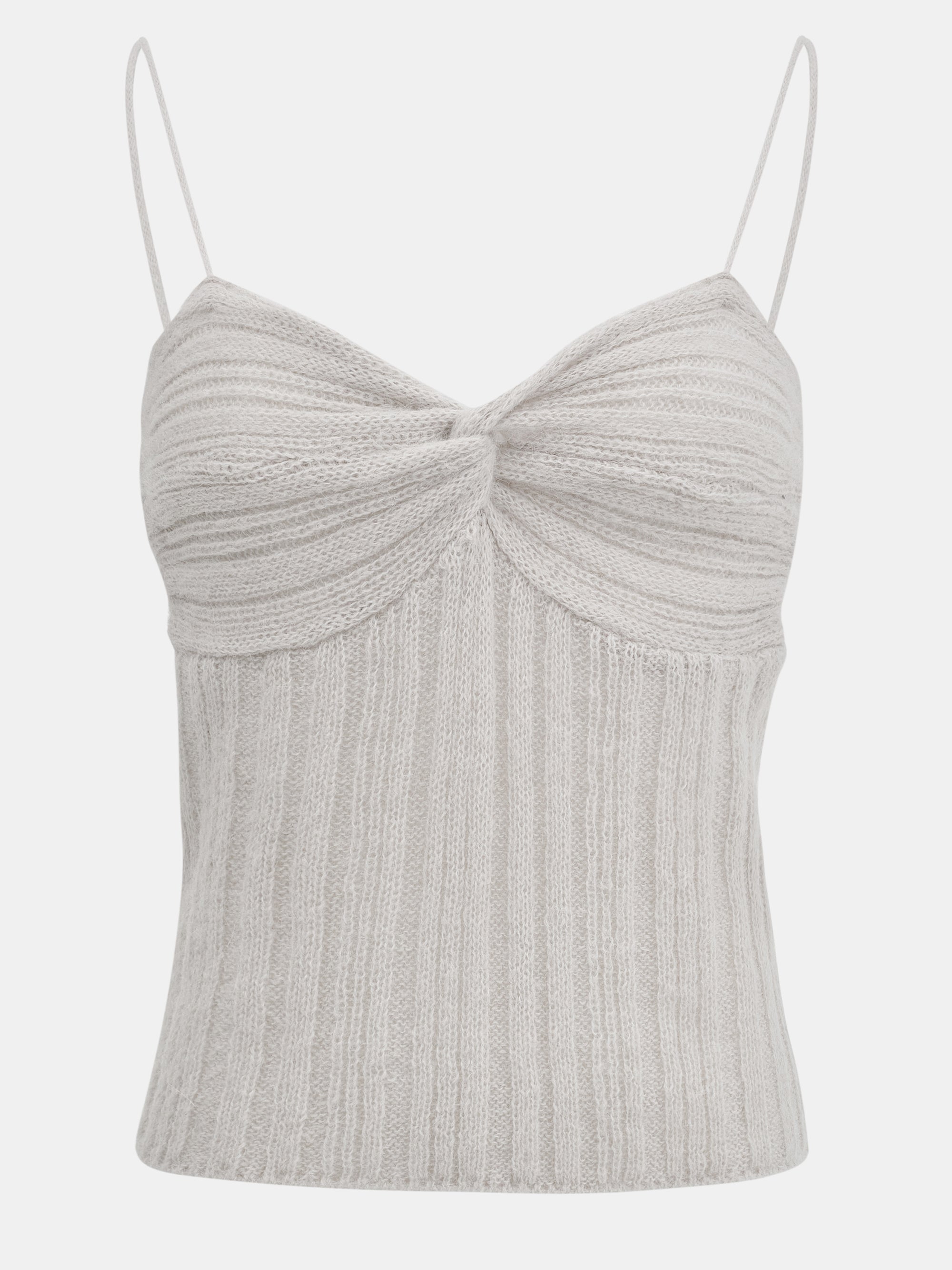 Twist Knitted Top, Ivory