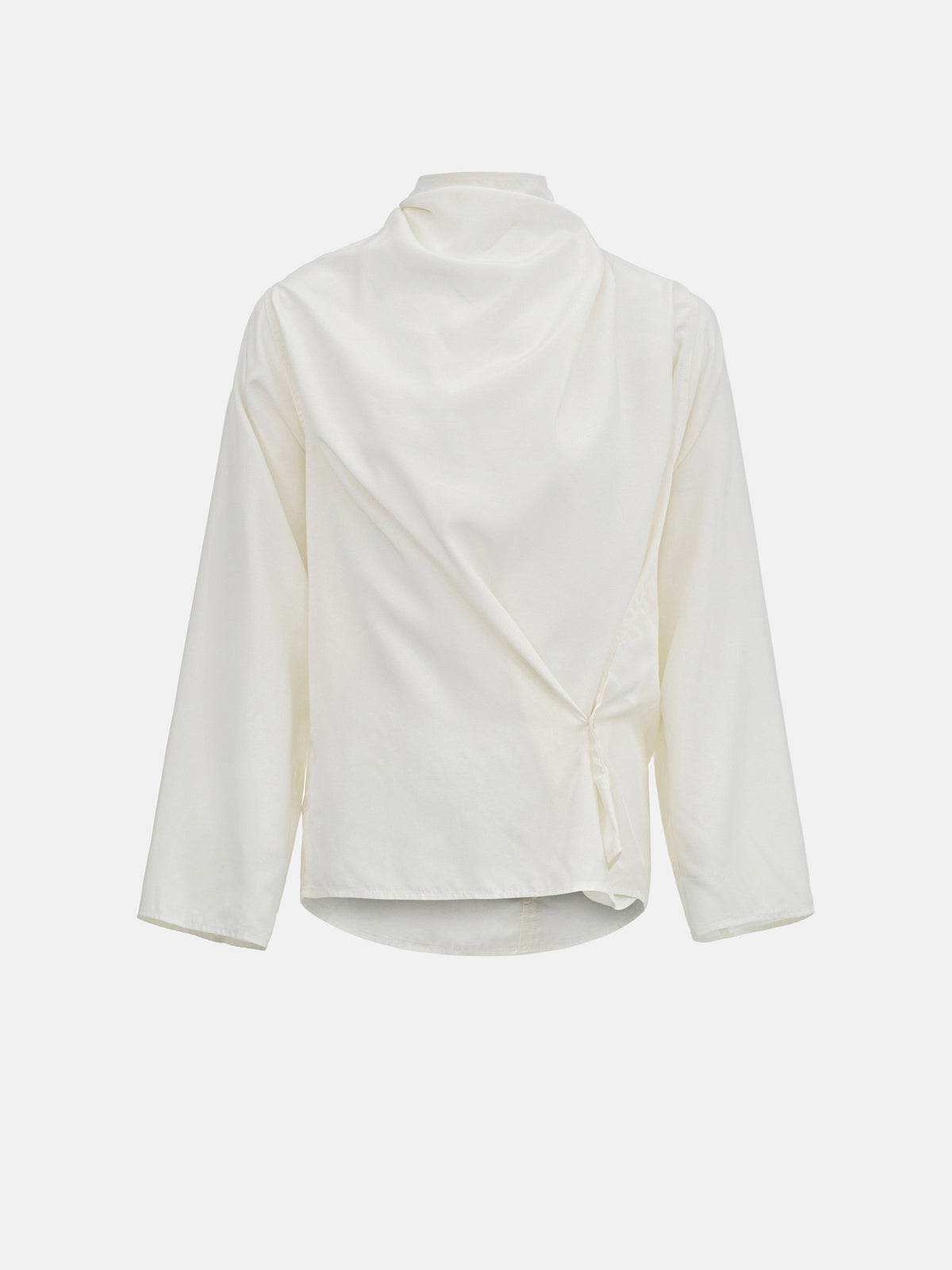 Pisa Draped Blouse, White