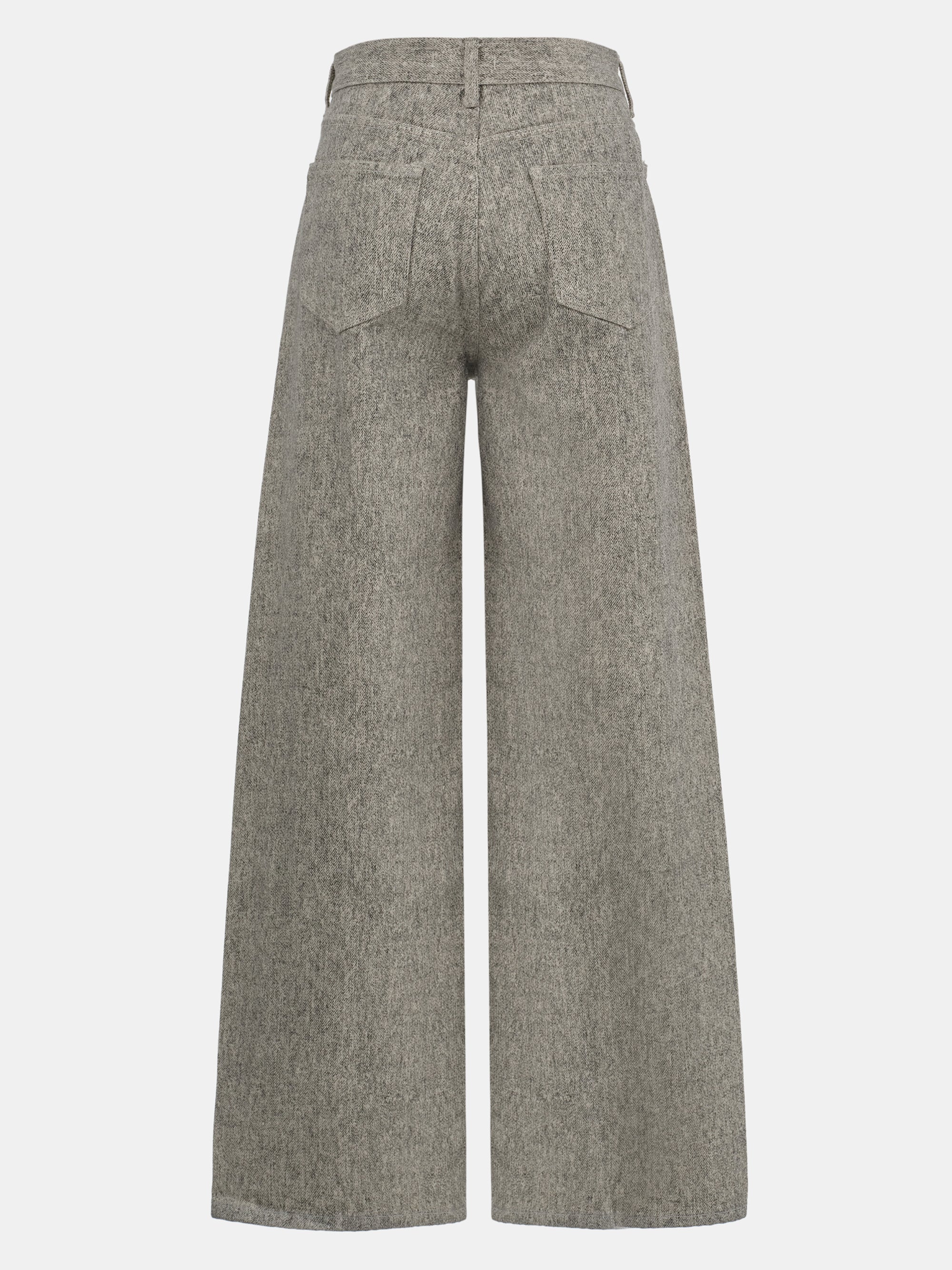 Heathered Loose Jeans, Beige